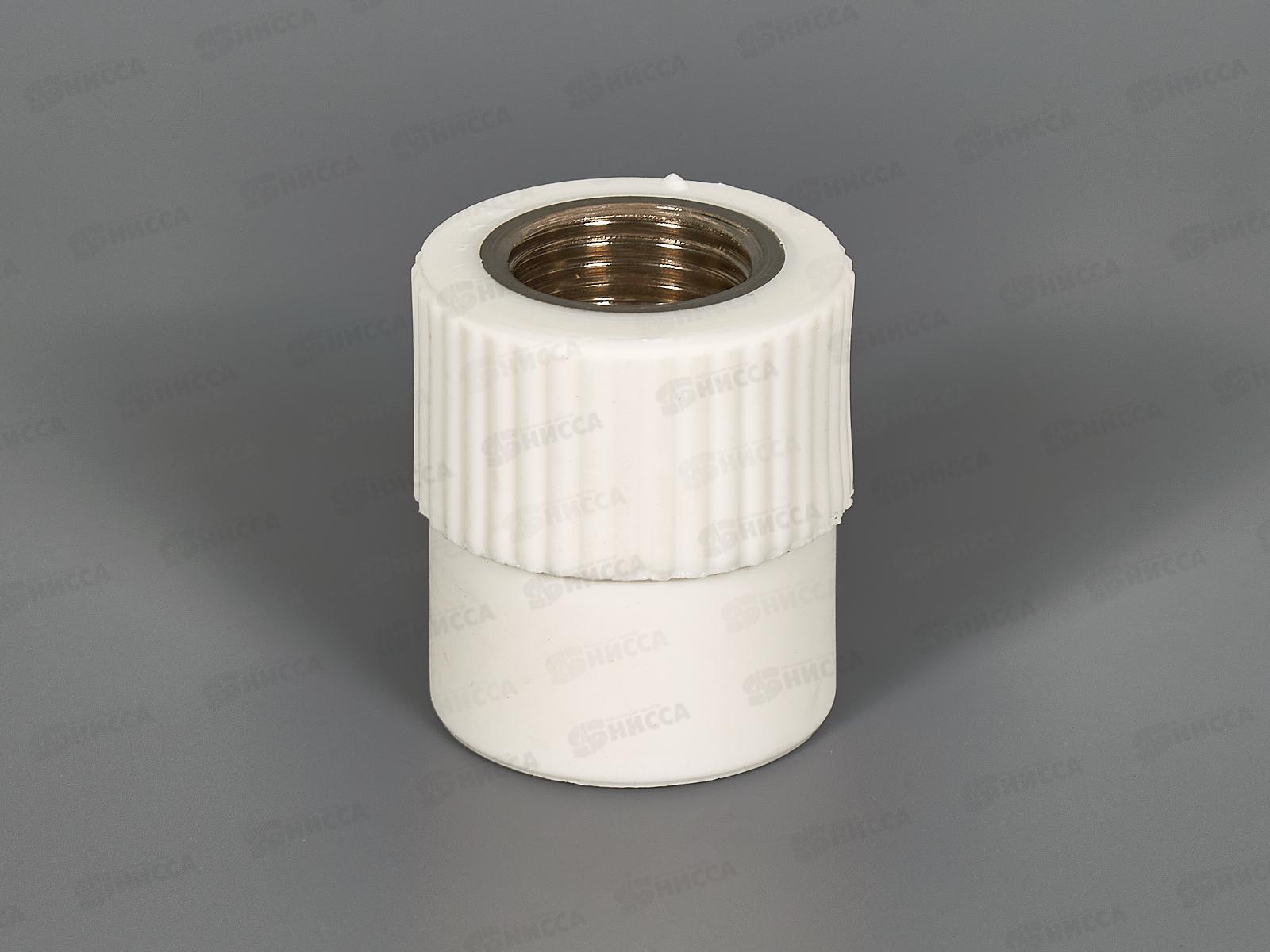 Адаптер PP-R с внутренней резьбой белый 25x1/2&quot Jakko *25/250