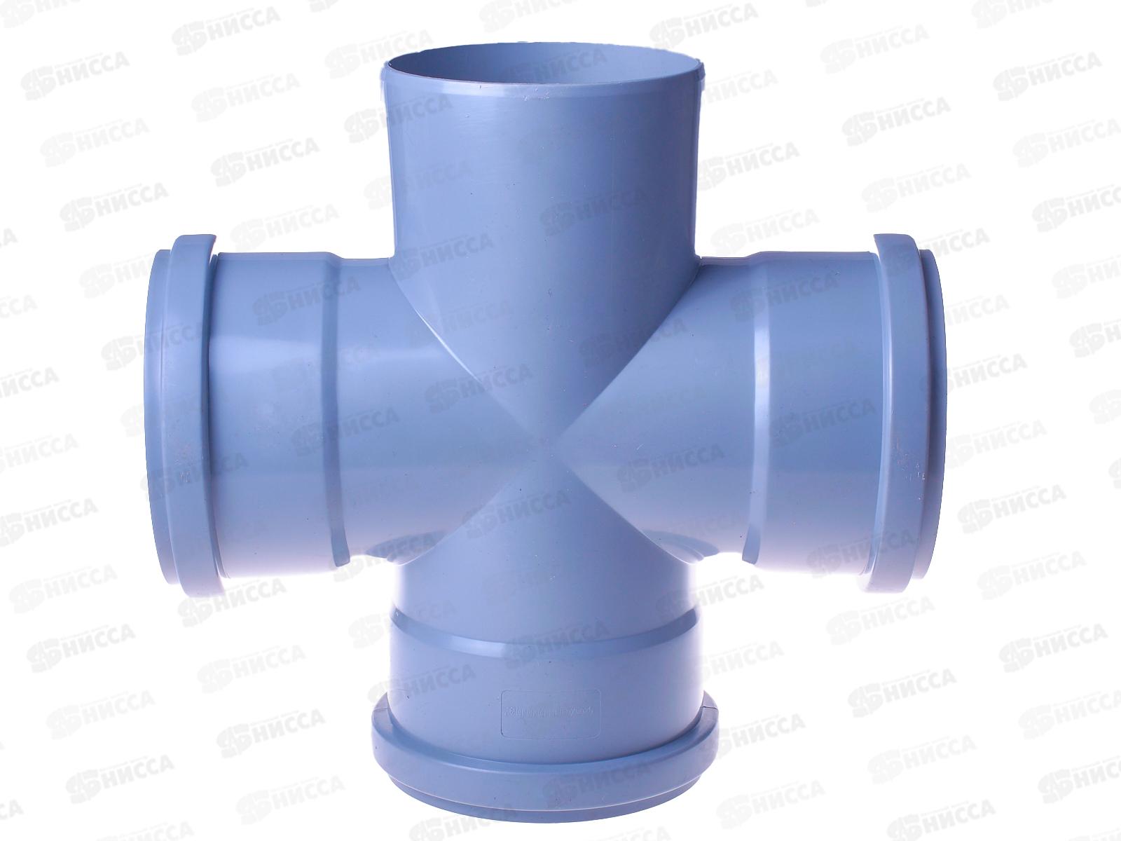 Крестовина канализационная 87 серая 110-110 Jakko *16