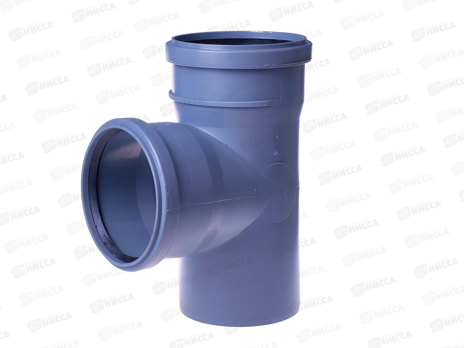 Крестовина канализационная 87 левая  серая 110-50 Jakko *16