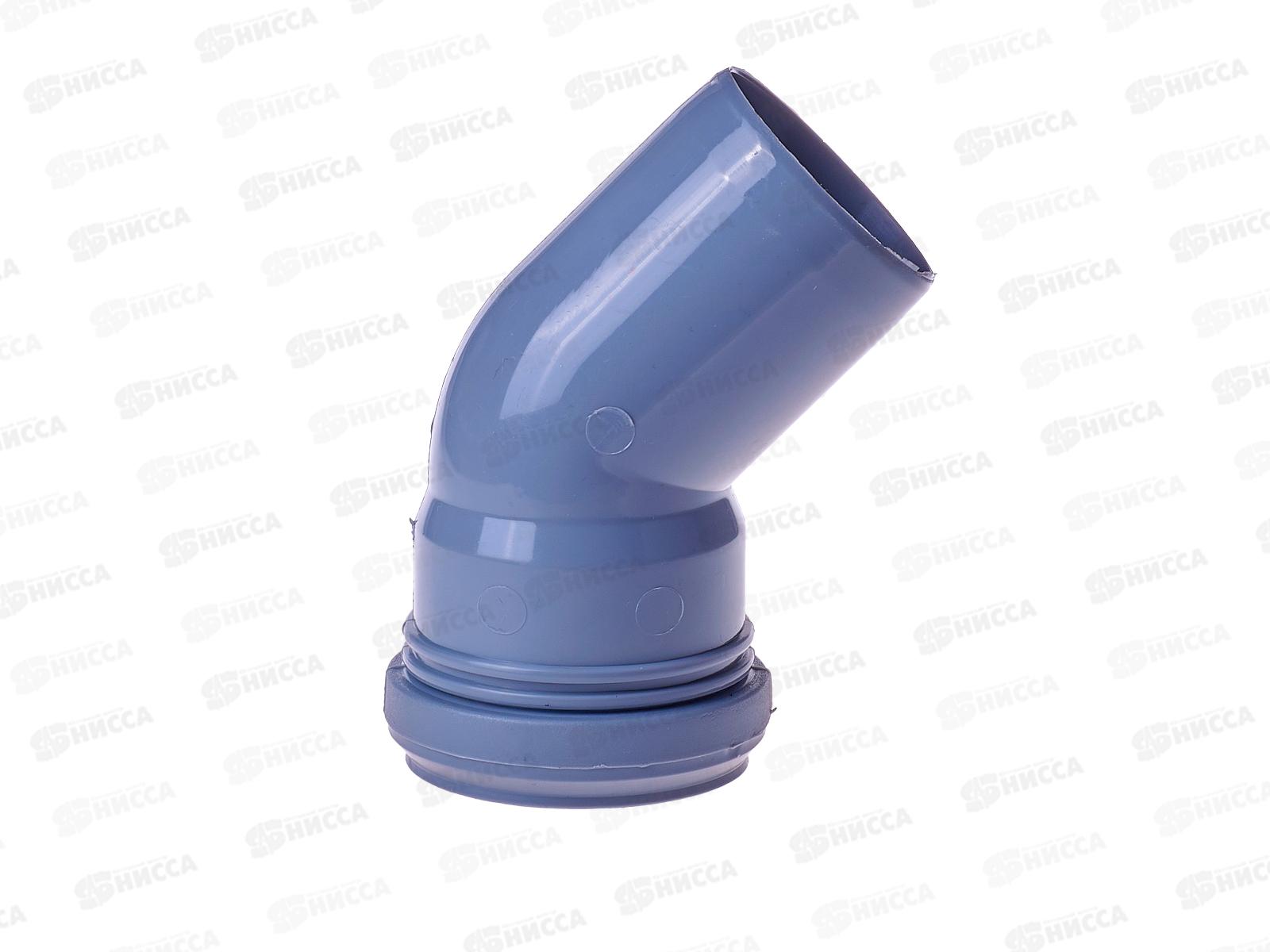 Отвод канализационный 45 серый 50 Jakko *160