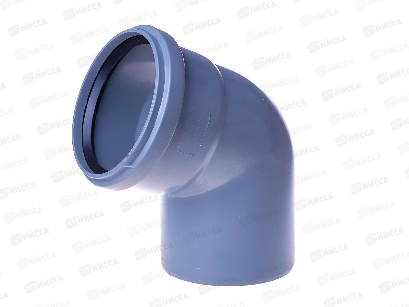 Отвод канализационный 67 серый 110    *60