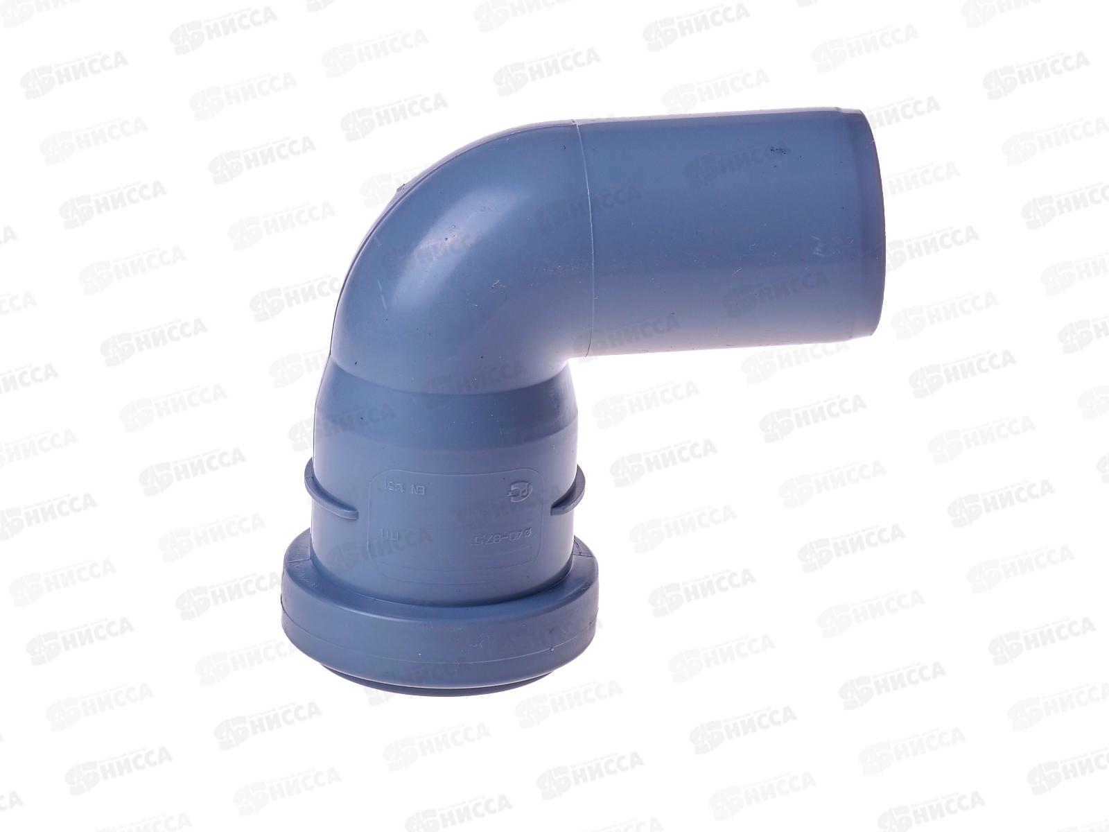 Отвод канализационный 87 серый 40 *100