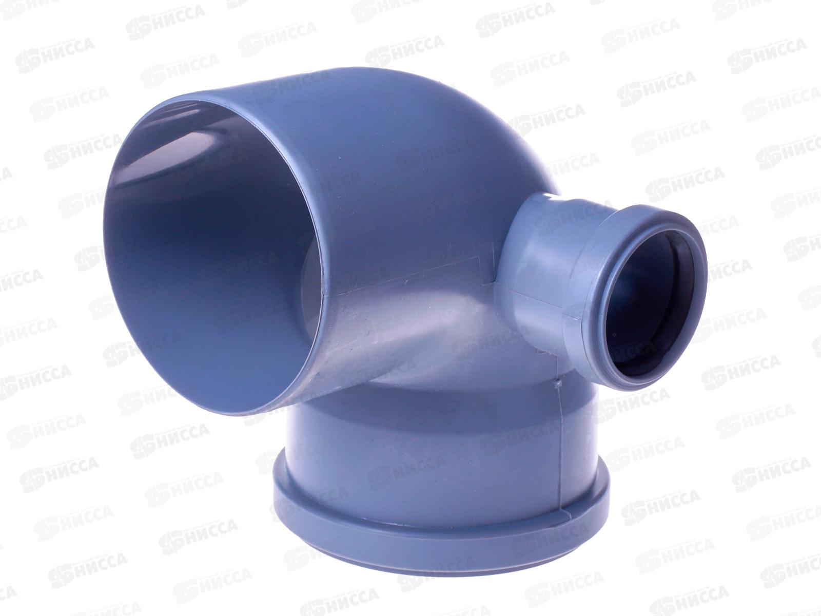 Отвод канализационный 87 левый серый 110-50 Jakko *25