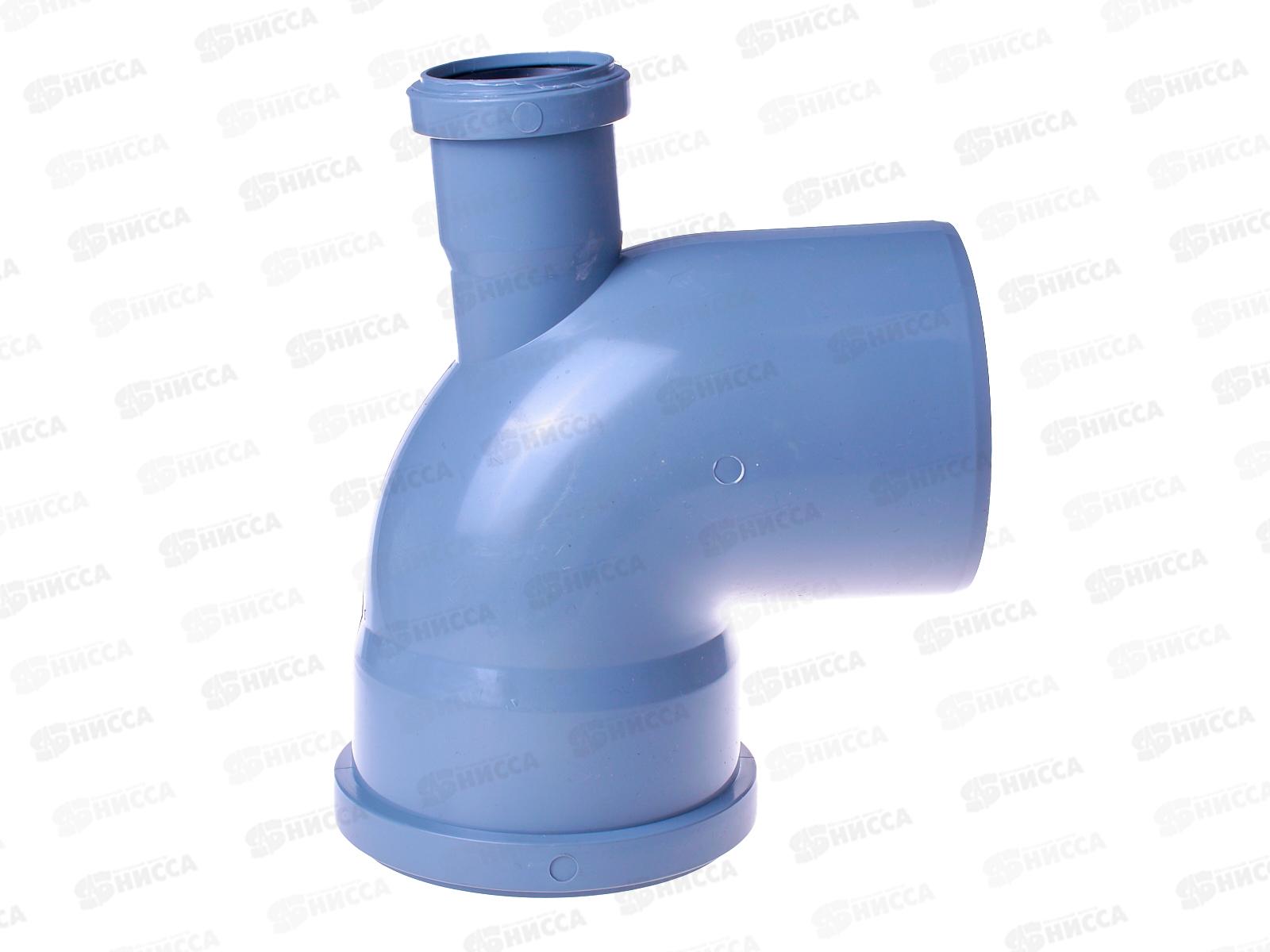 Отвод канализационный 87 (тыл) серый 110-50 *25