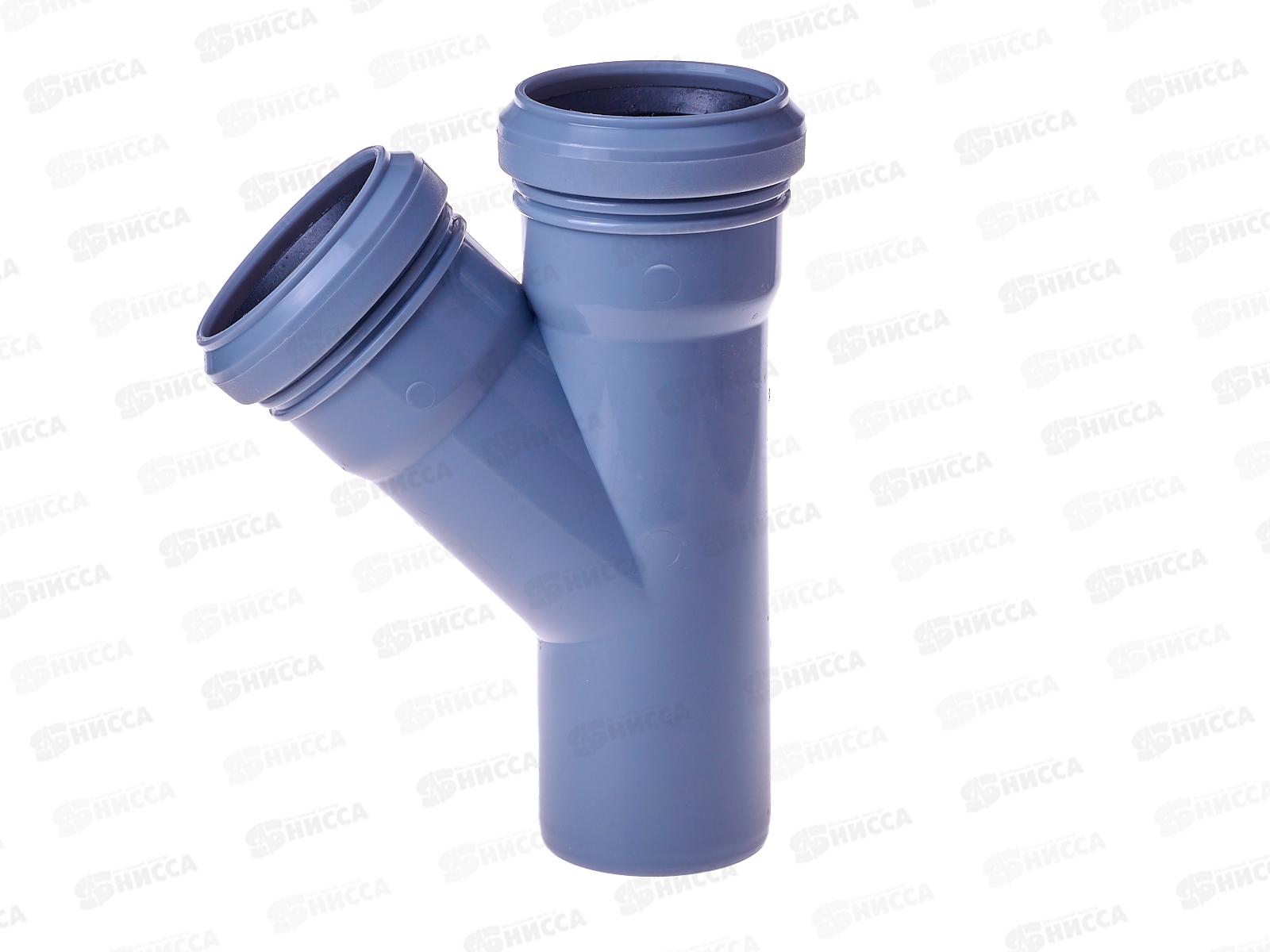 Тройник канализационный 45 серый 50-50 Jakko *70