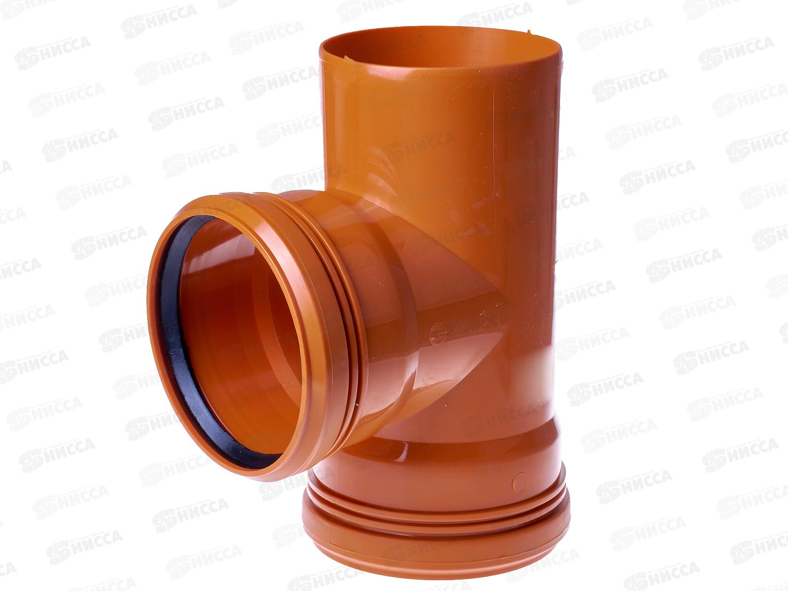 Тройник канализационный наружный 87 градусов 110-110 Jakko *20