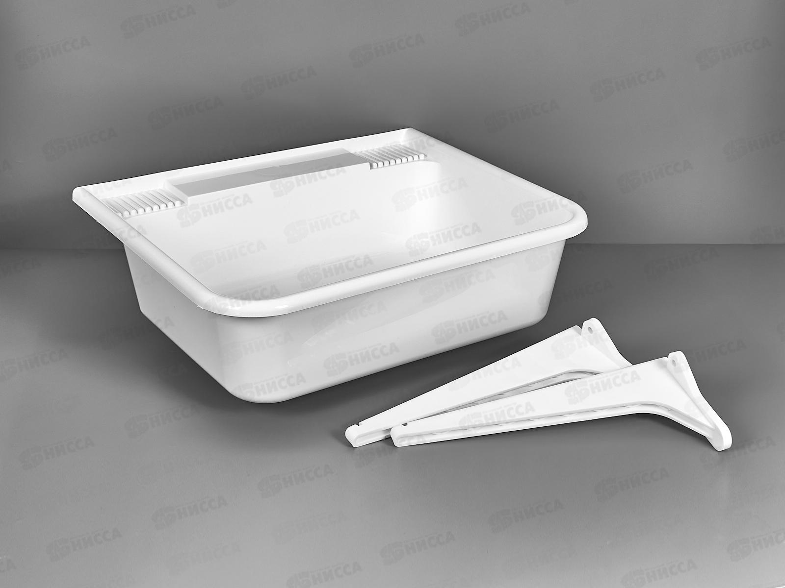 Раковина для сада с кронштейном пластиковая М8539 *7