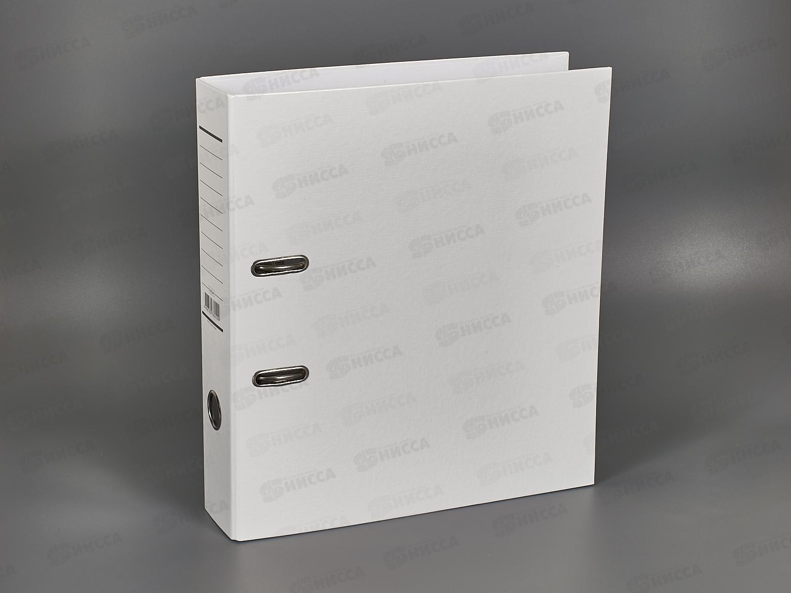 Регистратор Hatber А4 70мм б/в ар.мех.,Metallic белая 03431 *20/100