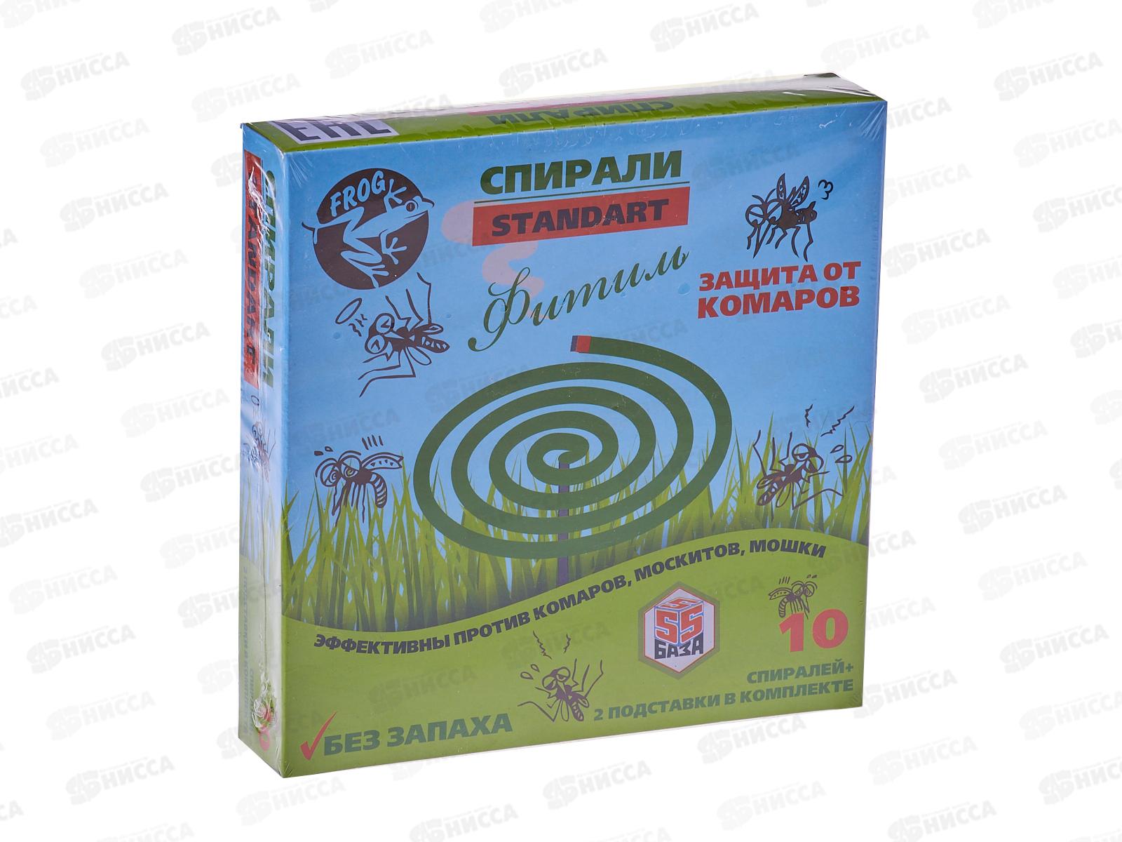 FROG Спирали от комаров Стандарт с подставкой фитиль *60