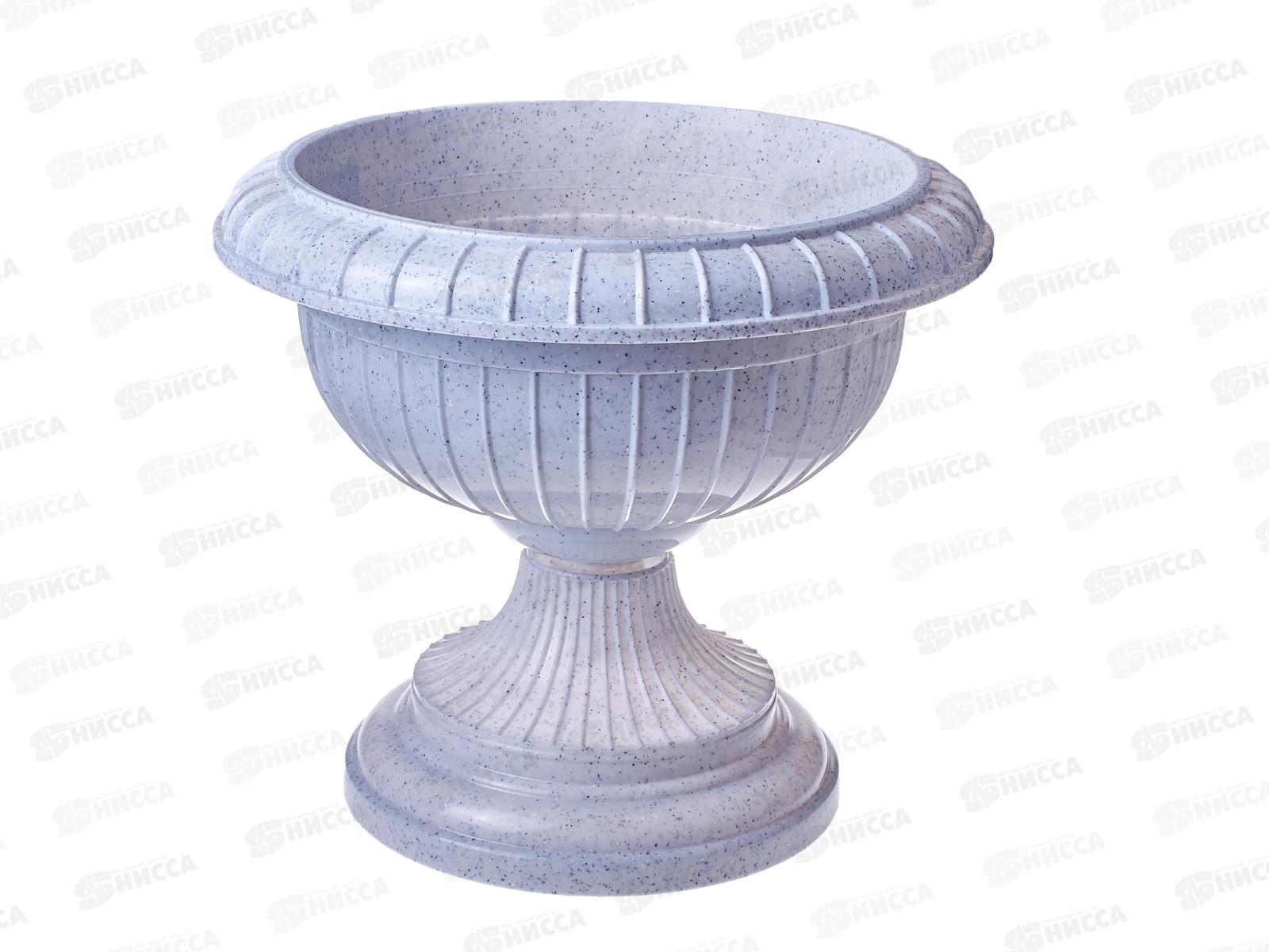 Вазон на ножке большой D 395мм Светлый камень ING145110025 *4