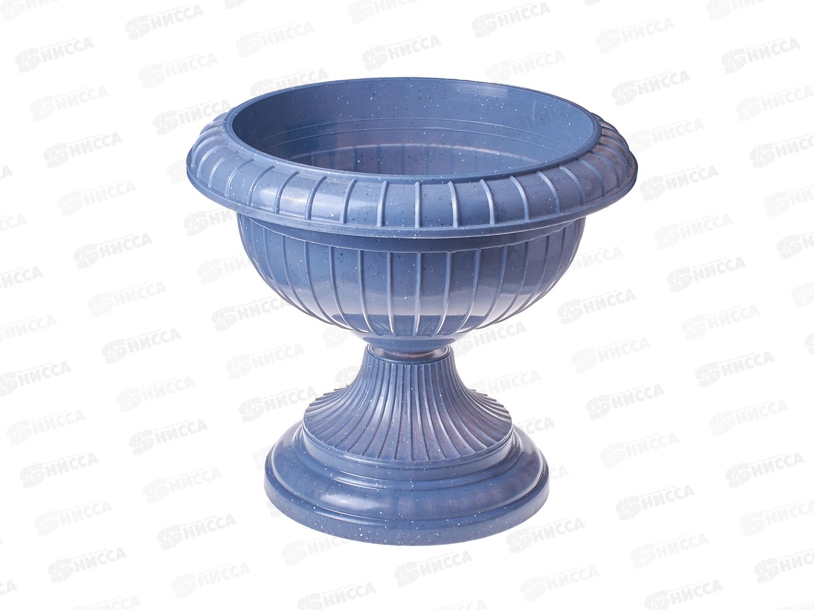 Вазон на ножке большой D 395мм Темный камень ING145110026 *4