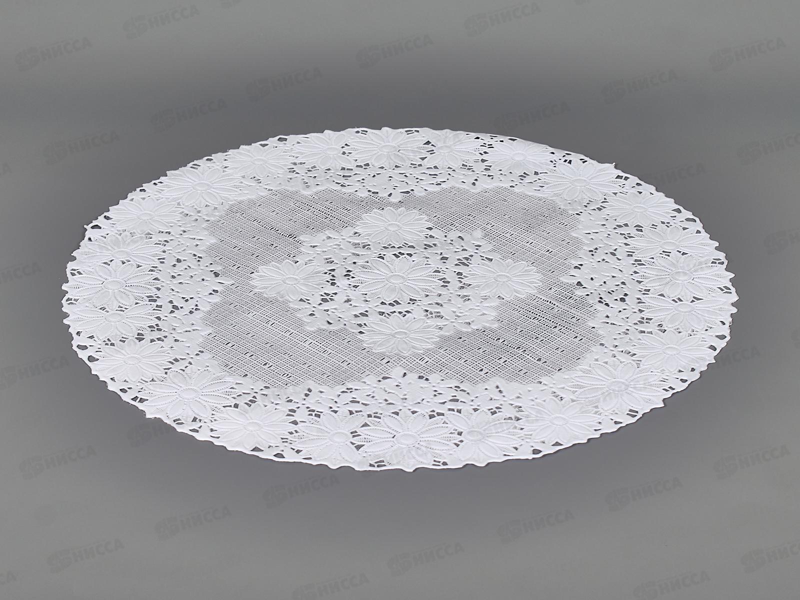 Салфетка ажурная GRACE Лейс 30*30 LO-1008PU круг 106222 *12