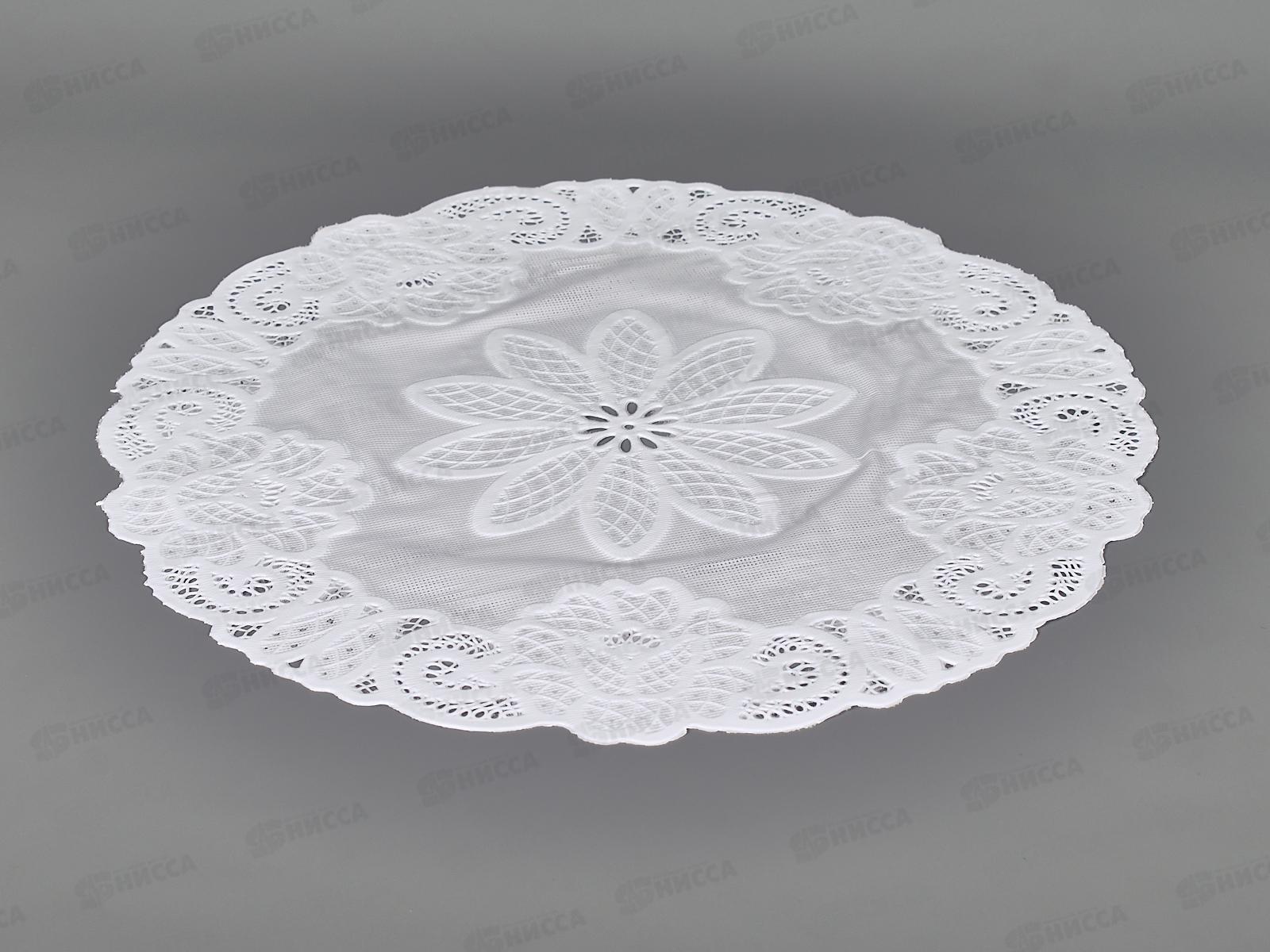 Салфетка ажурная GRACE Лейс 30*30 LO-1009U круг 109327 *12