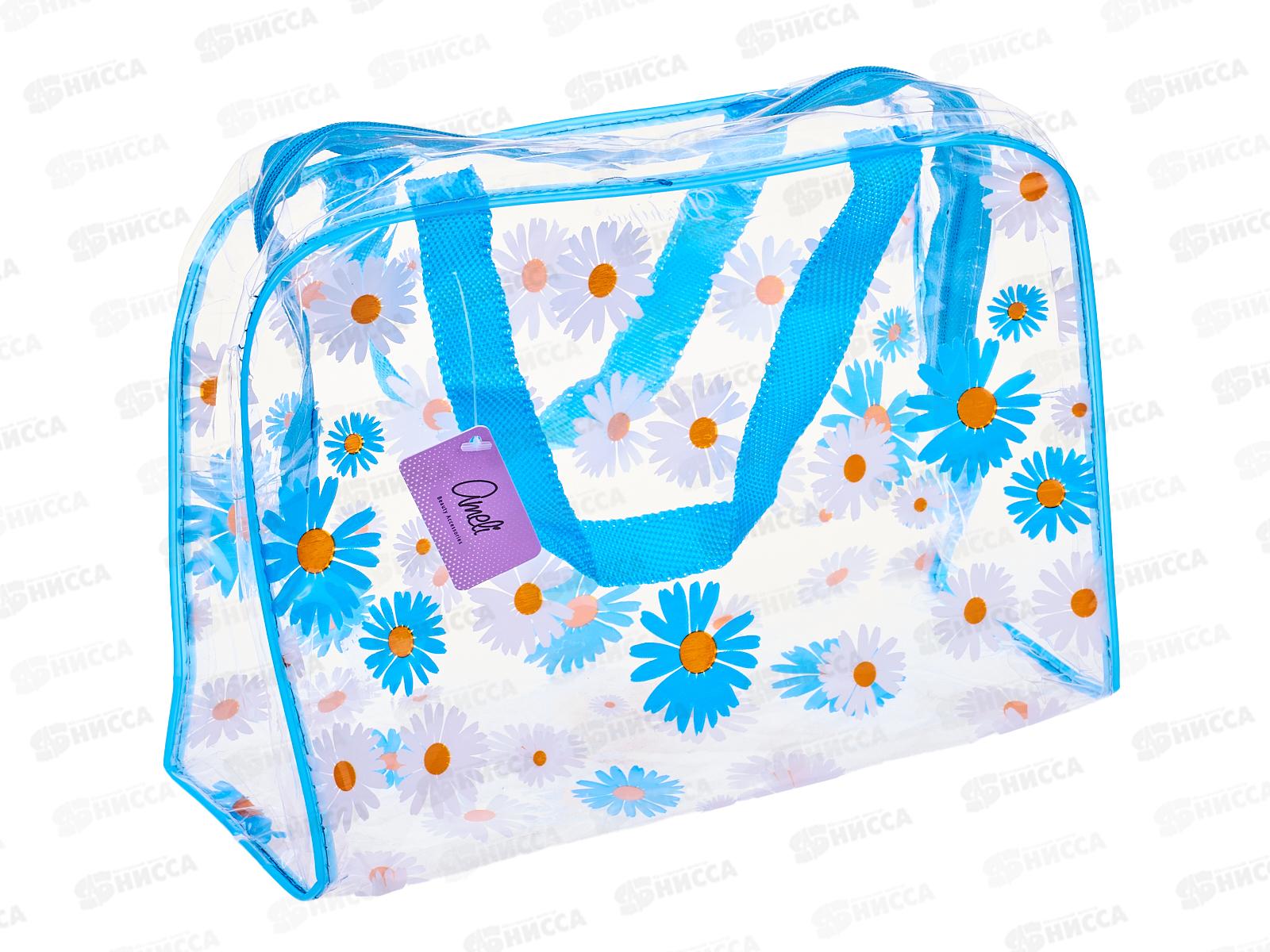 Ameli Косметичка Банная прозрачная с цветочком