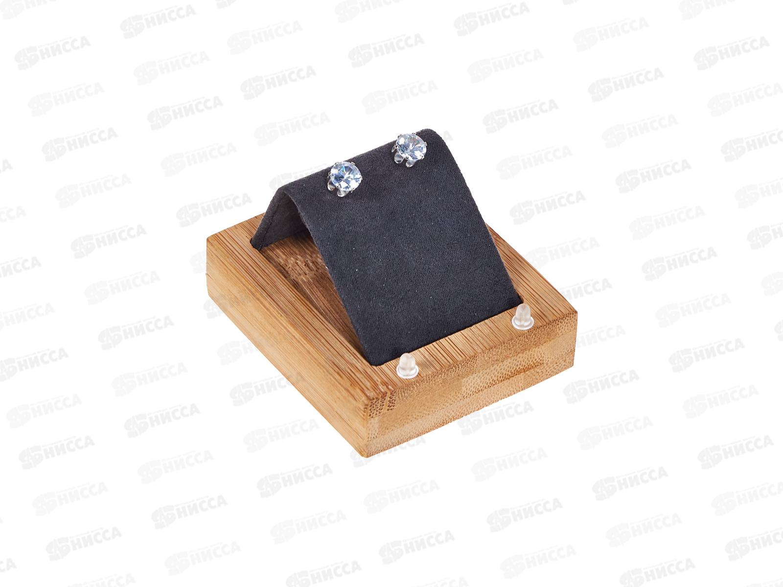 Серьги-гвоздики с камнем цирконий №2815