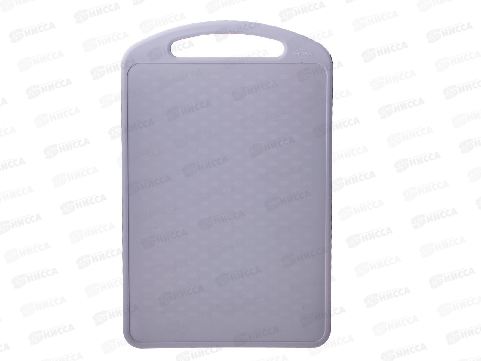 Доска разделочная средняя 289*185*4,5 Кремовая ИНТ