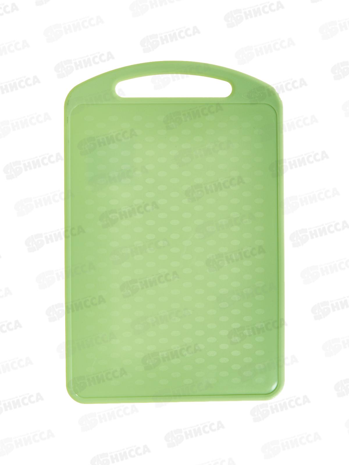 Доска разделочная средняя 289*185*4,5 Оливковая ИНТ