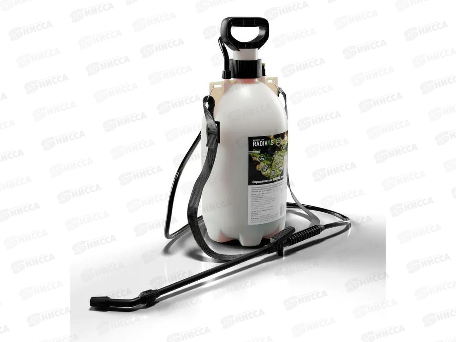 Опрыскиватель 5л помповый Radivas, цвет-натуральный, H1-01-47  *6/120