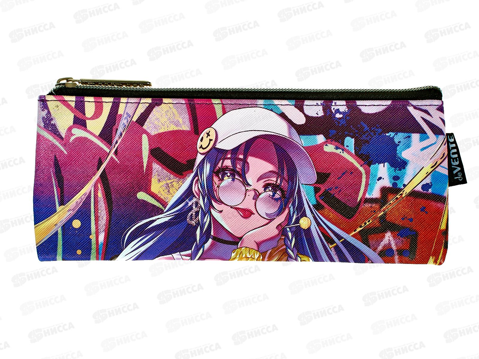 Пенал deVente  21,5*9*1см, Stay Cool иск.кожа, молния  7024448