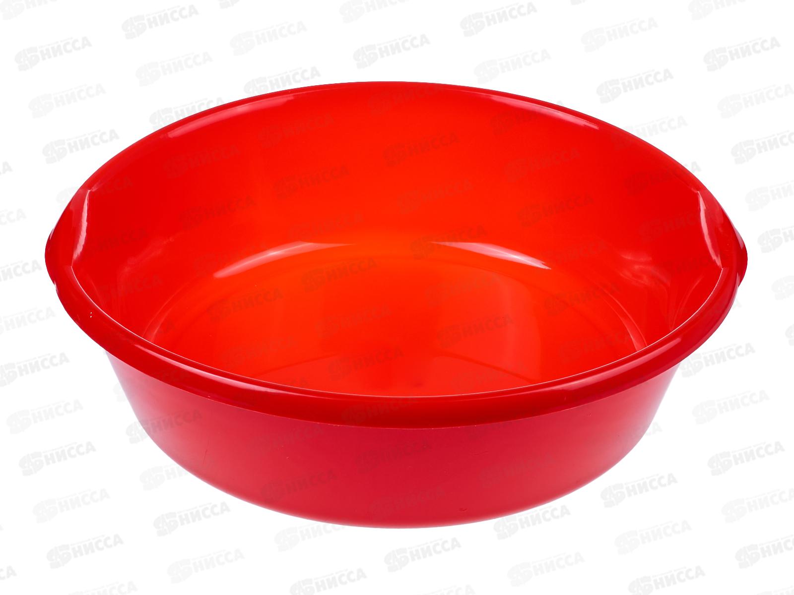 Таз  9л пластмассовый красный ИНТ *30