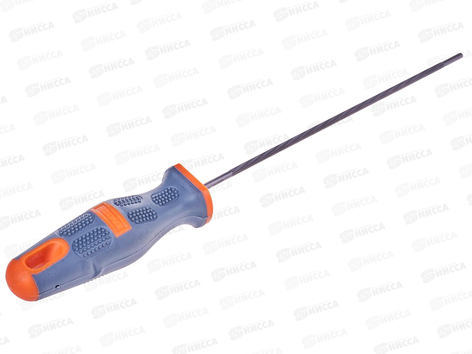 Напильник круглый для заточки пил Кратон №3 4 мм, длина 200мм  (21801061)