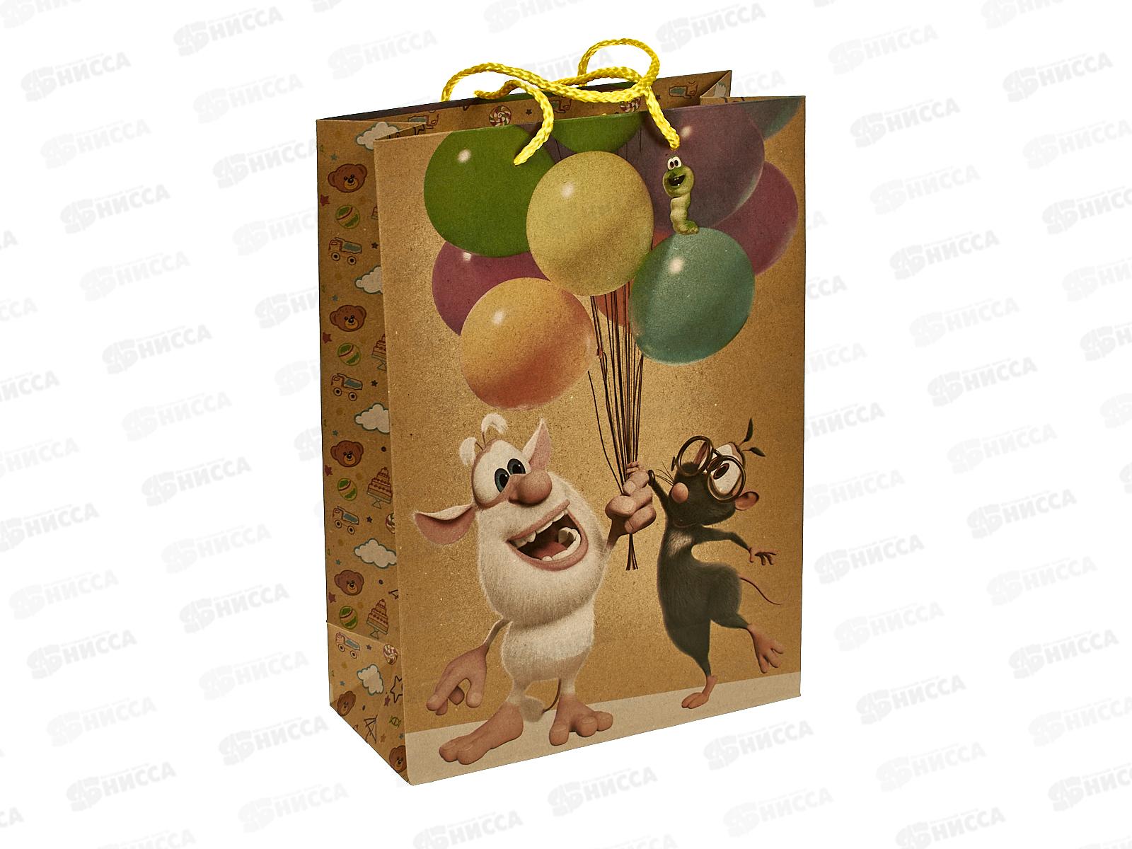 Пакет подарочный 22х31х10см крафт Буба ml, PMLК-110232-ВВ, 371873 *12