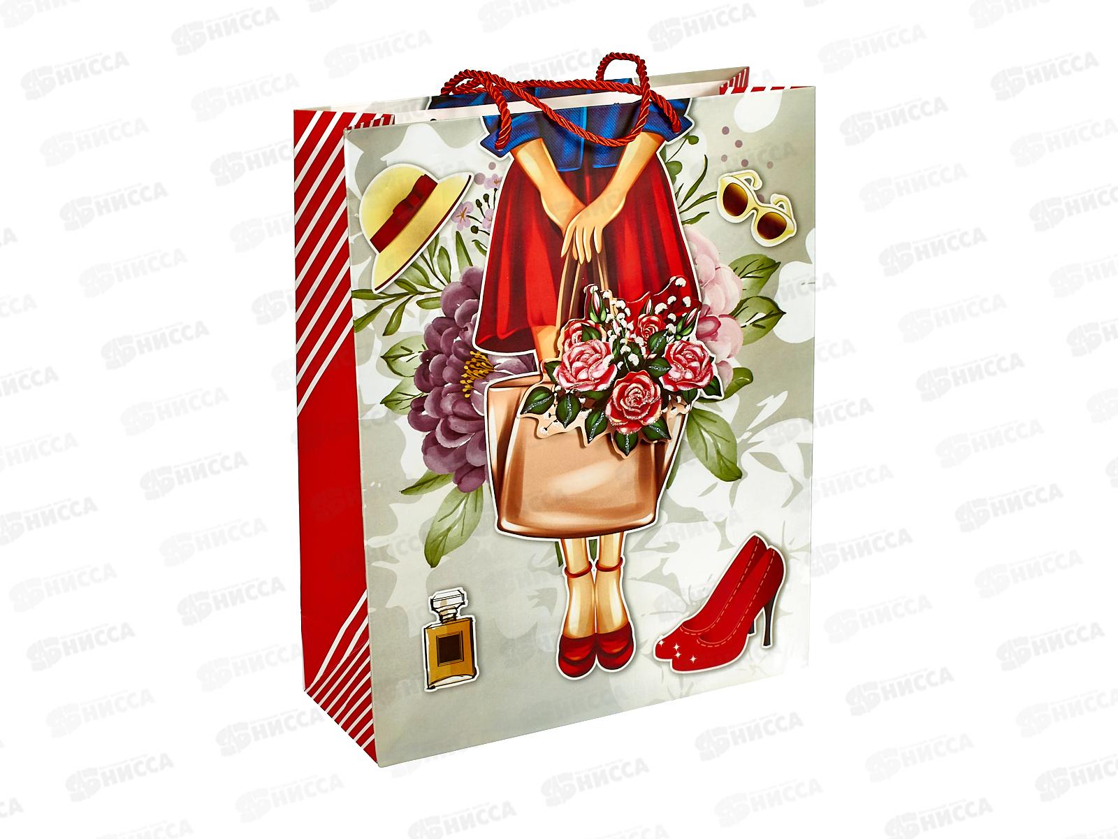 Пакет подарочный MI 26х32х10см Красная туфелька, ППК-3592 *12