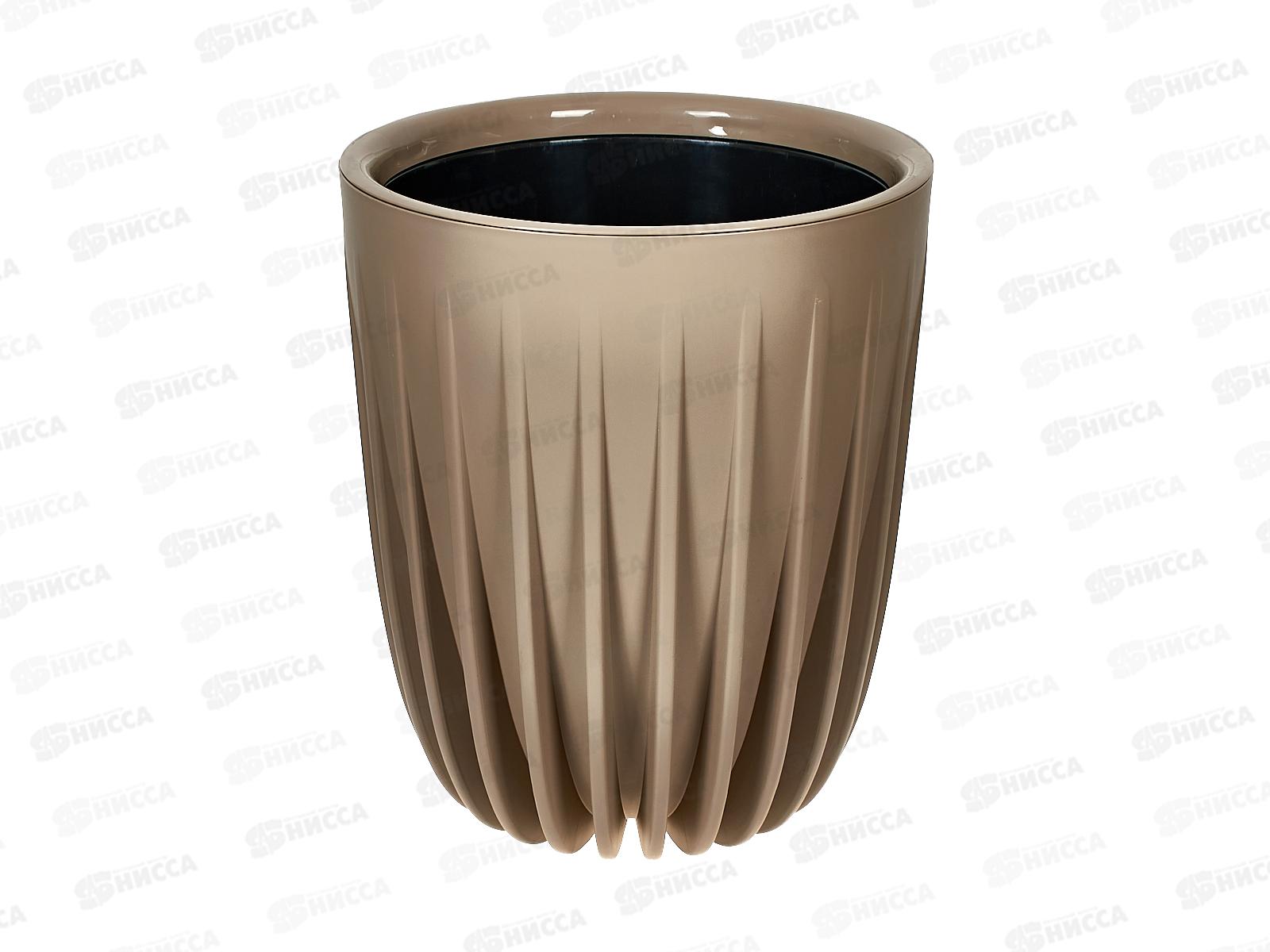 Горшок для цветов Сигма 18л Фрапе (с вкладкой) д.30, h37  *1