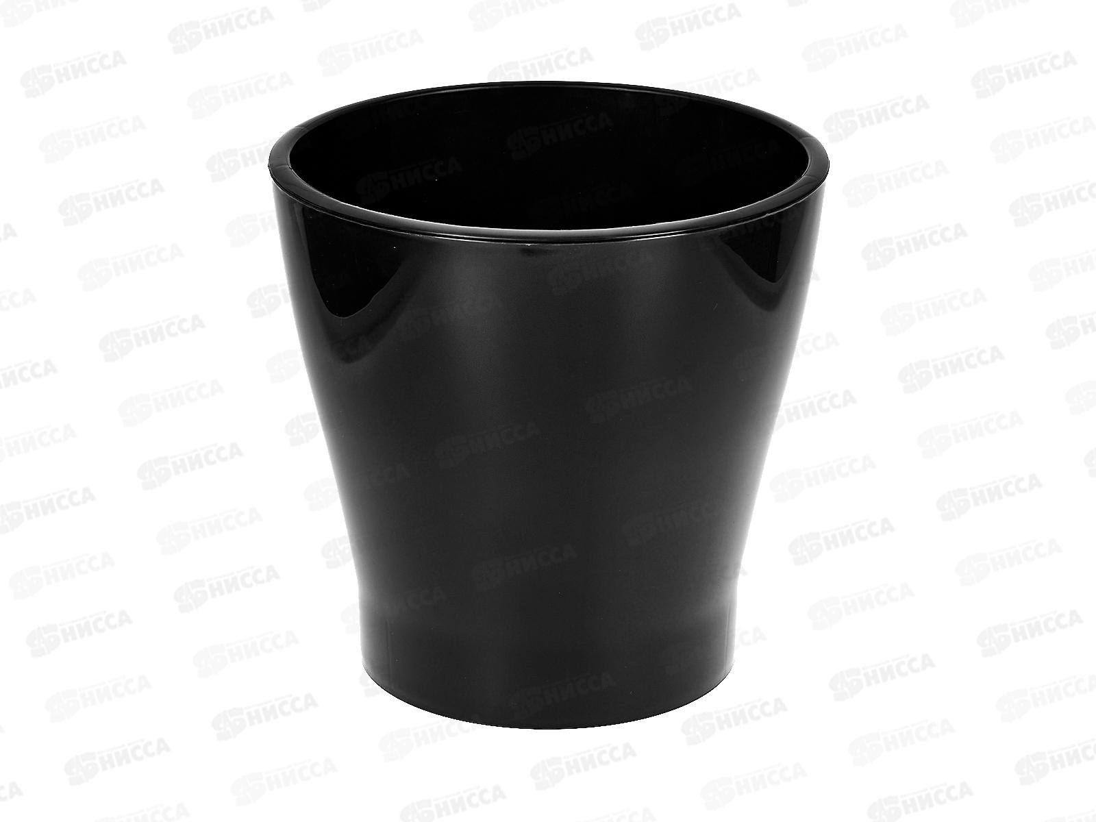 Горшок цветочный &quotЛея&quot 2,2л двойной (графитовый) *20 М8831