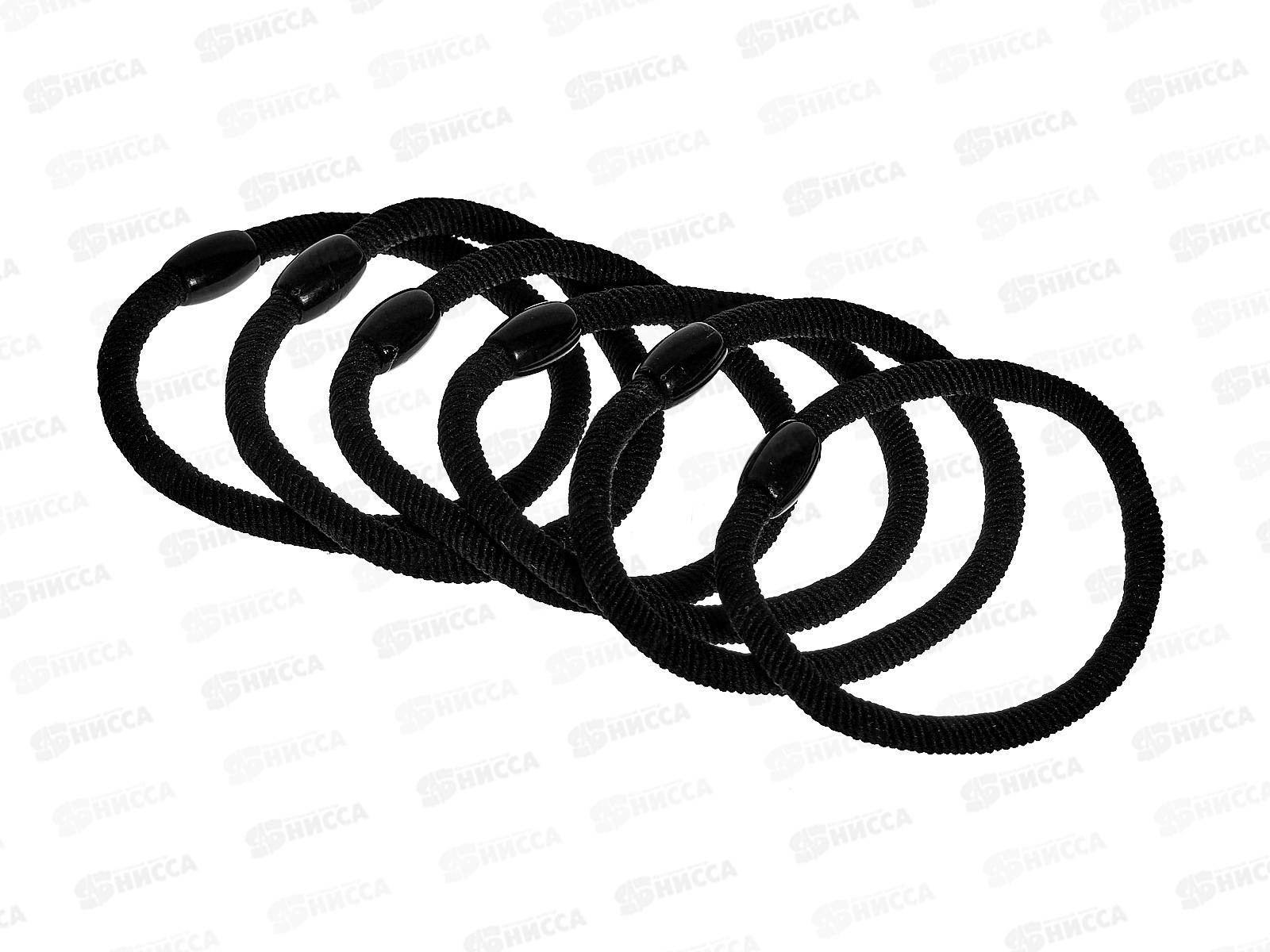 Ameli Набор резинок для волос 6шт Черный 3107