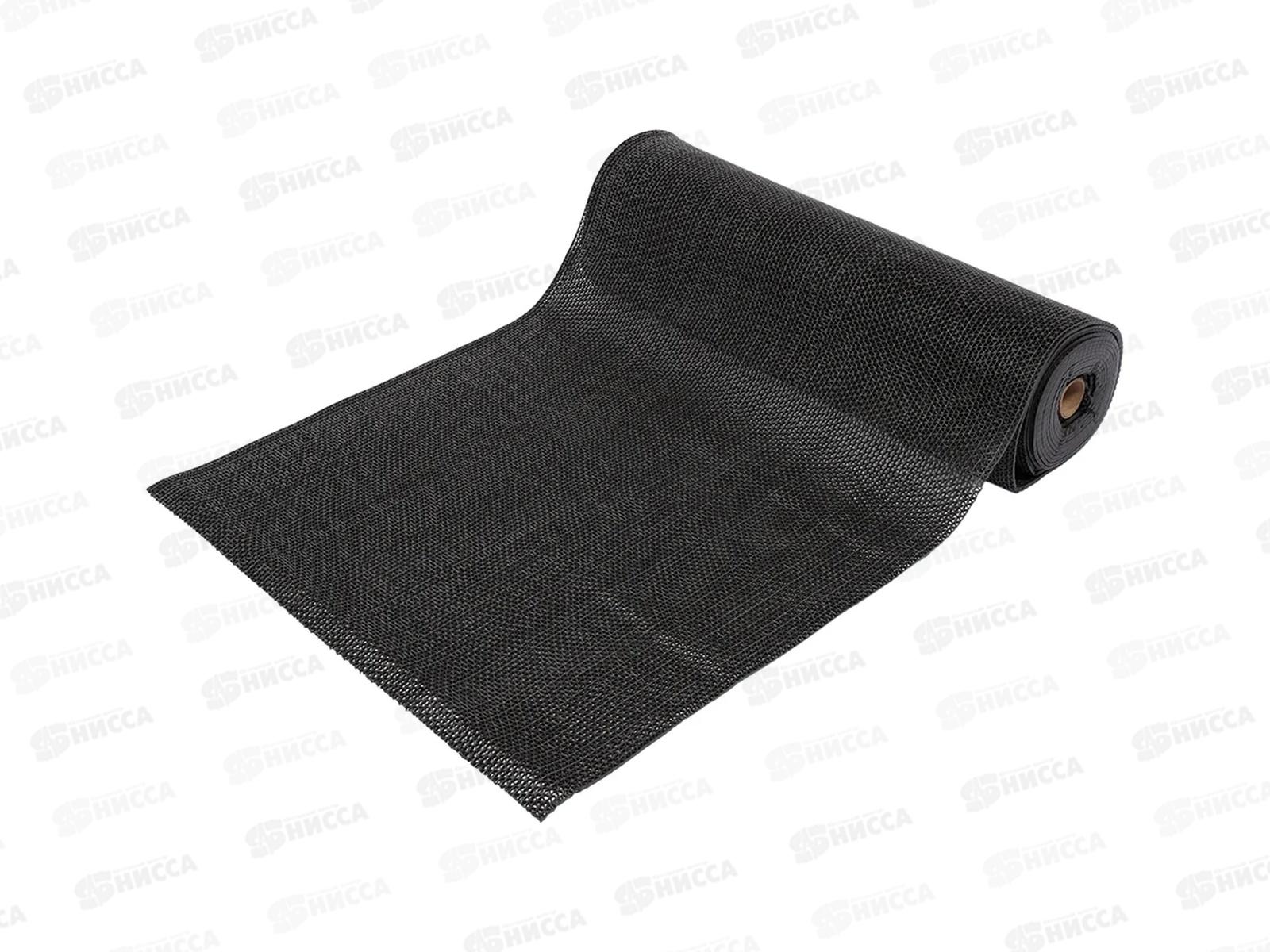 Коврик-дорожка ПВХ Zig-Zag 5мм 0,9*10м Черный 22157 VORTEX *1