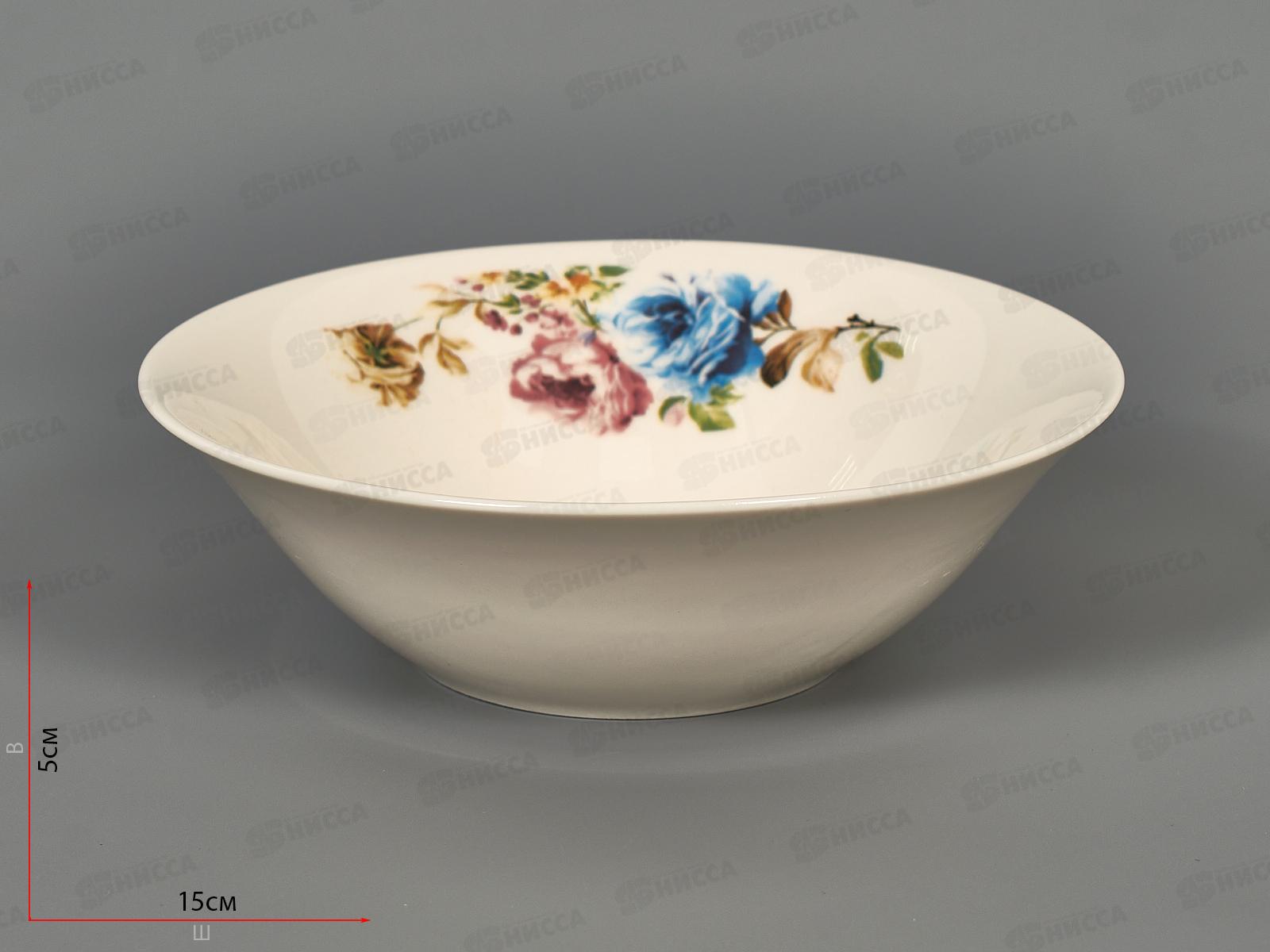 Салатник MC-006 350мл 15см Зимние розы 240495*96