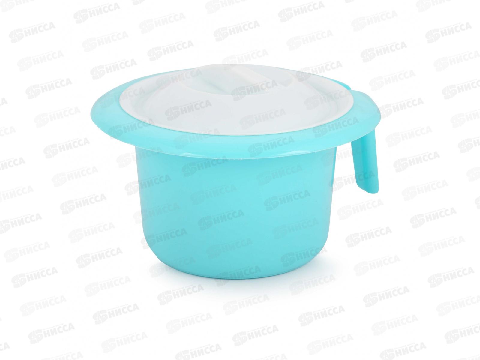 Горшок детский "Кроха" светло-бирюзовый/светло-голубой М6927 *6!!!