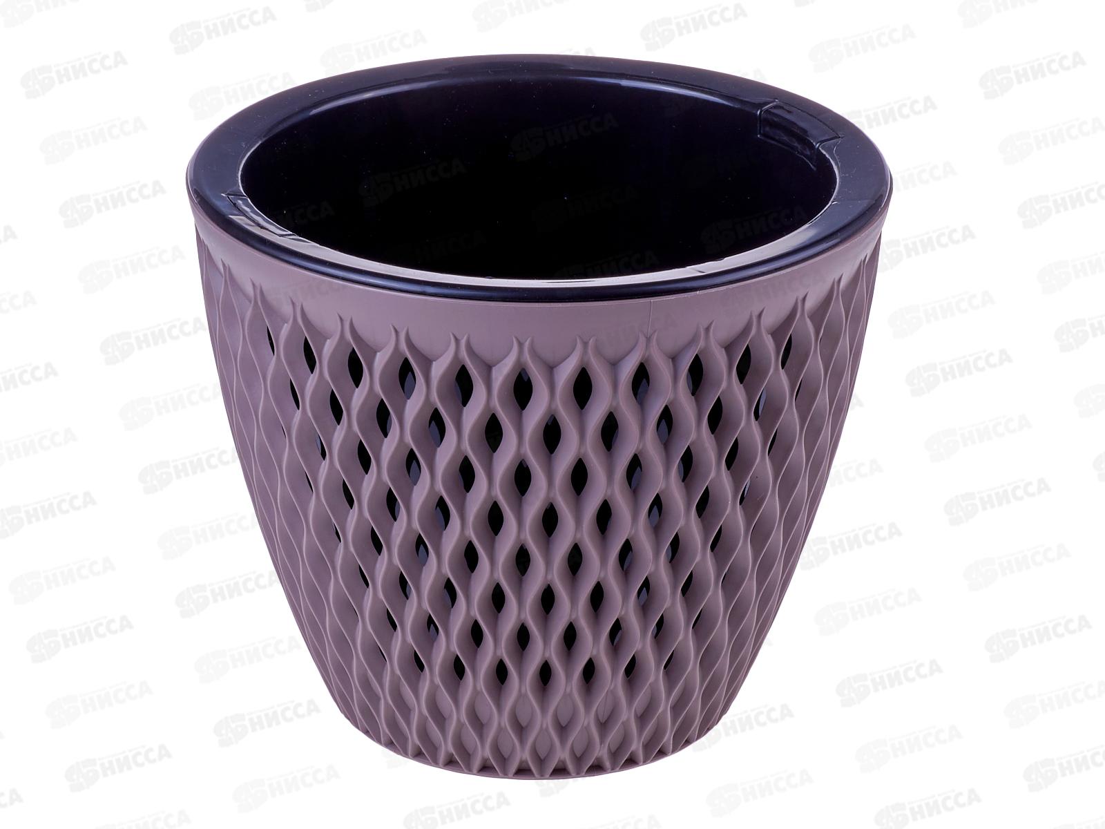 Кашпо &quotВерсаль&quot 1,6л Мокачино КШ-9754 *20