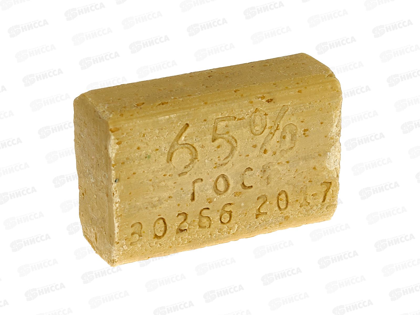 Мыло хозяйственное твердое 65% 200гр без упаковки *44 О