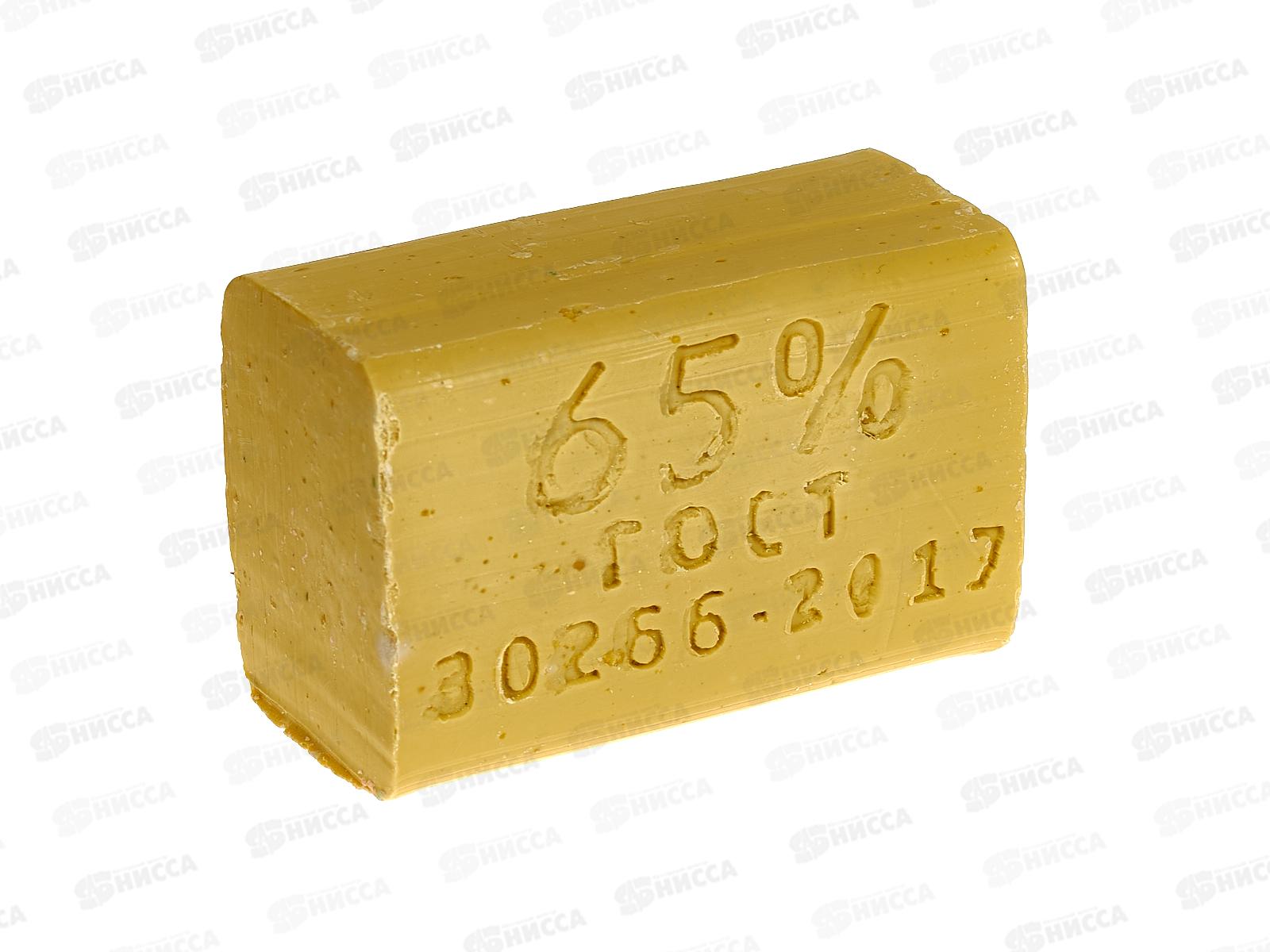 Мыло хозяйственное твердое 65% 300гр без упаковки *33 О