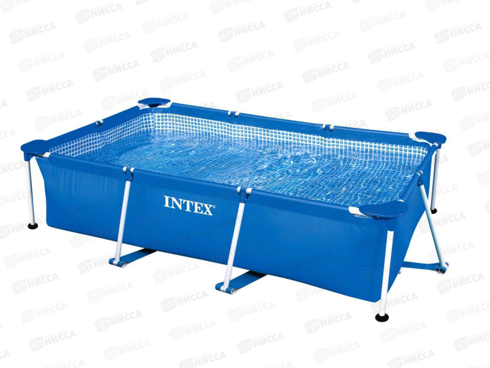 Бассейн 28272 (300х200х75см) каркас. прямоуг.109-023  INTEX (нарушен у