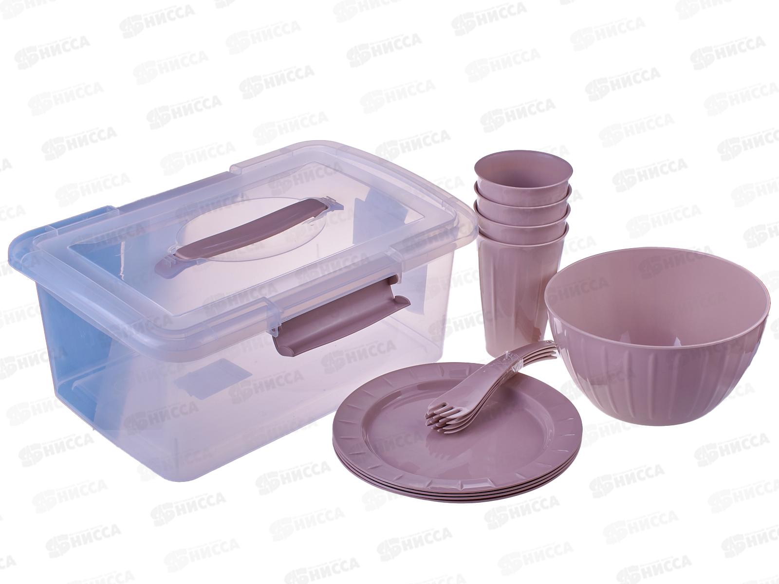 Набор для пикника (4 персоны) Sugar Spice латте SE181212005