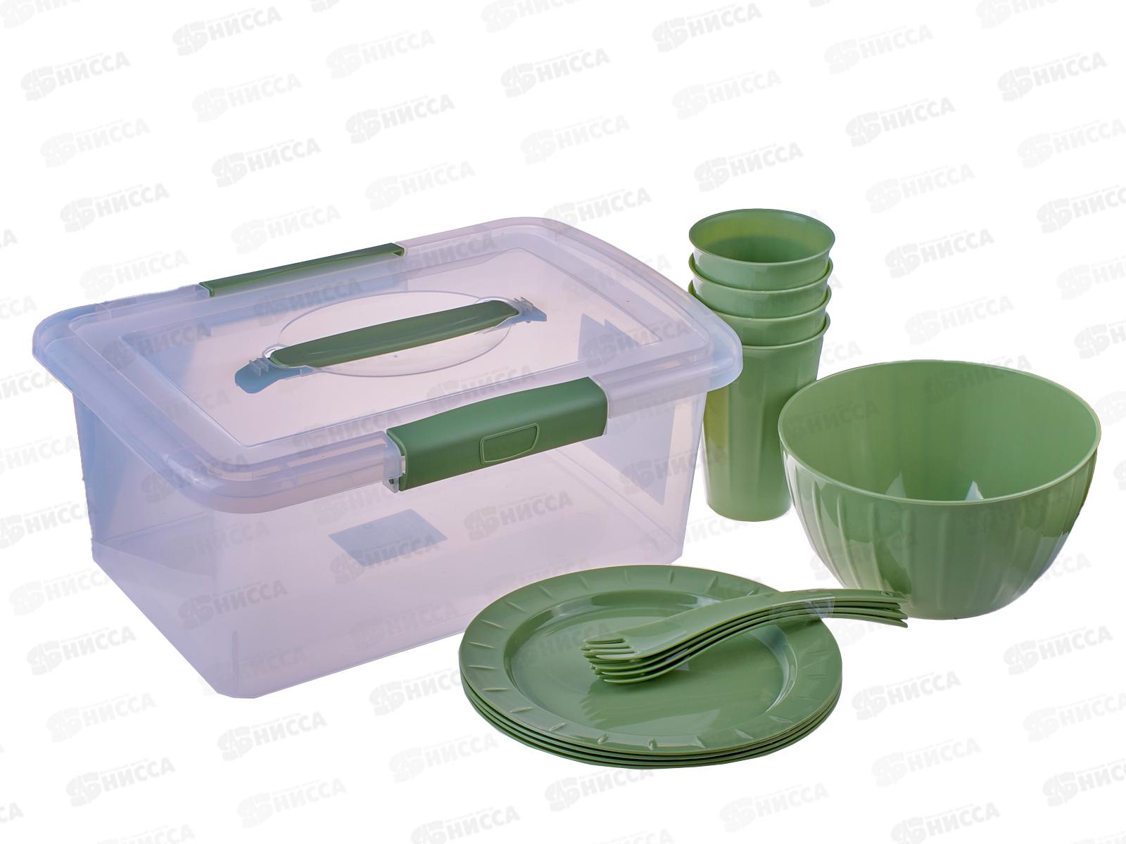 Набор для пикника (4 персоны) Sugar Spice фисташка SE181212050