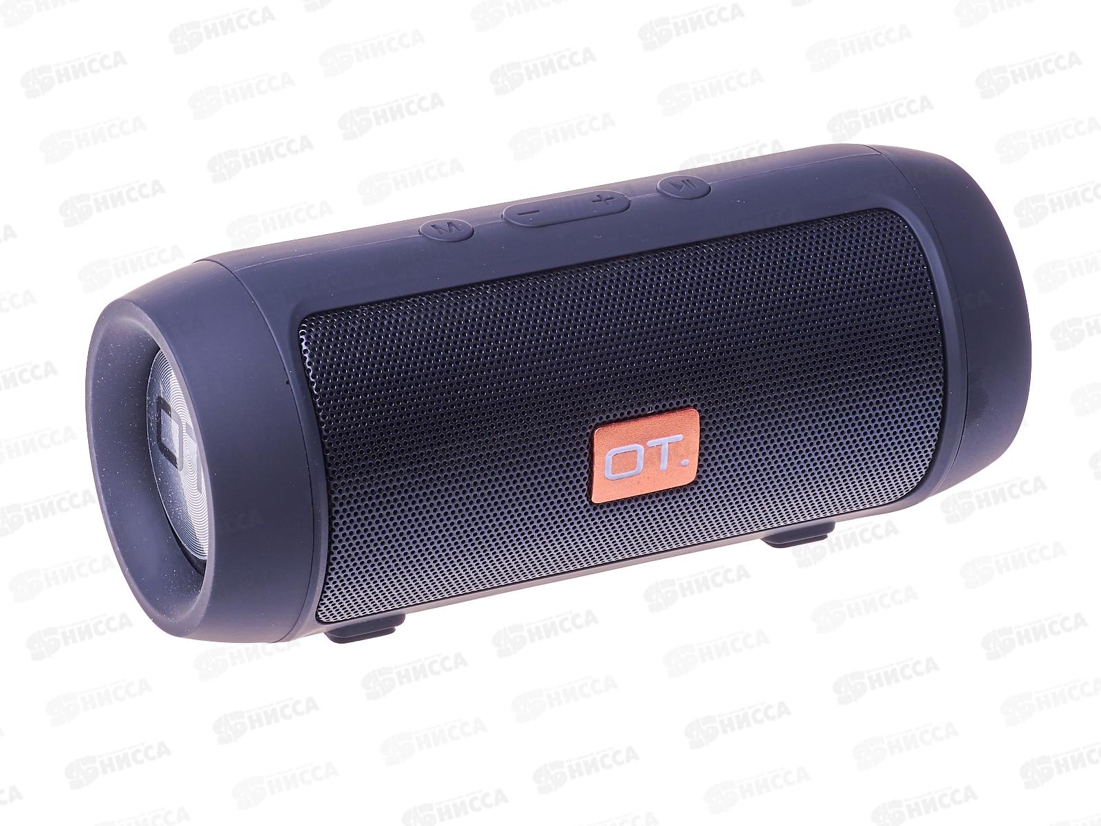 Колонка портативная OT-SPB12 черн 6Вт USB/FM/TF