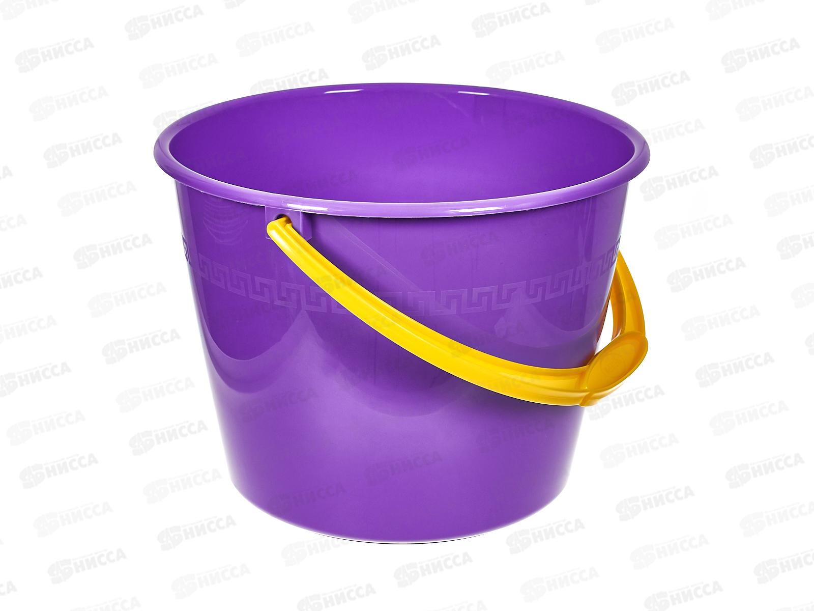 Ведро-лукошко 11л мерное фиолетовое ИНТ *15