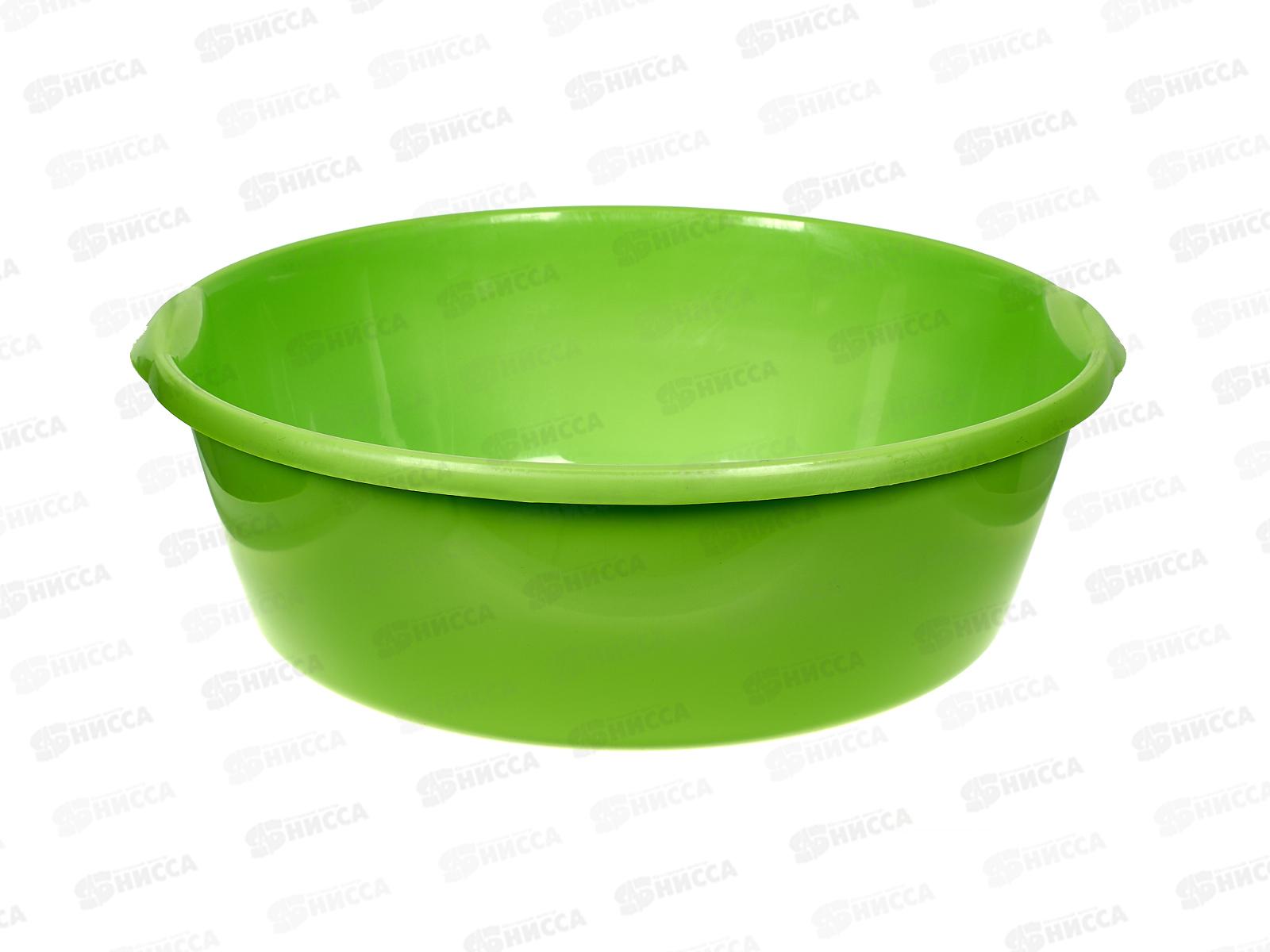 Таз  15л пластмассовый с ручками салатовый *30    ИНТ