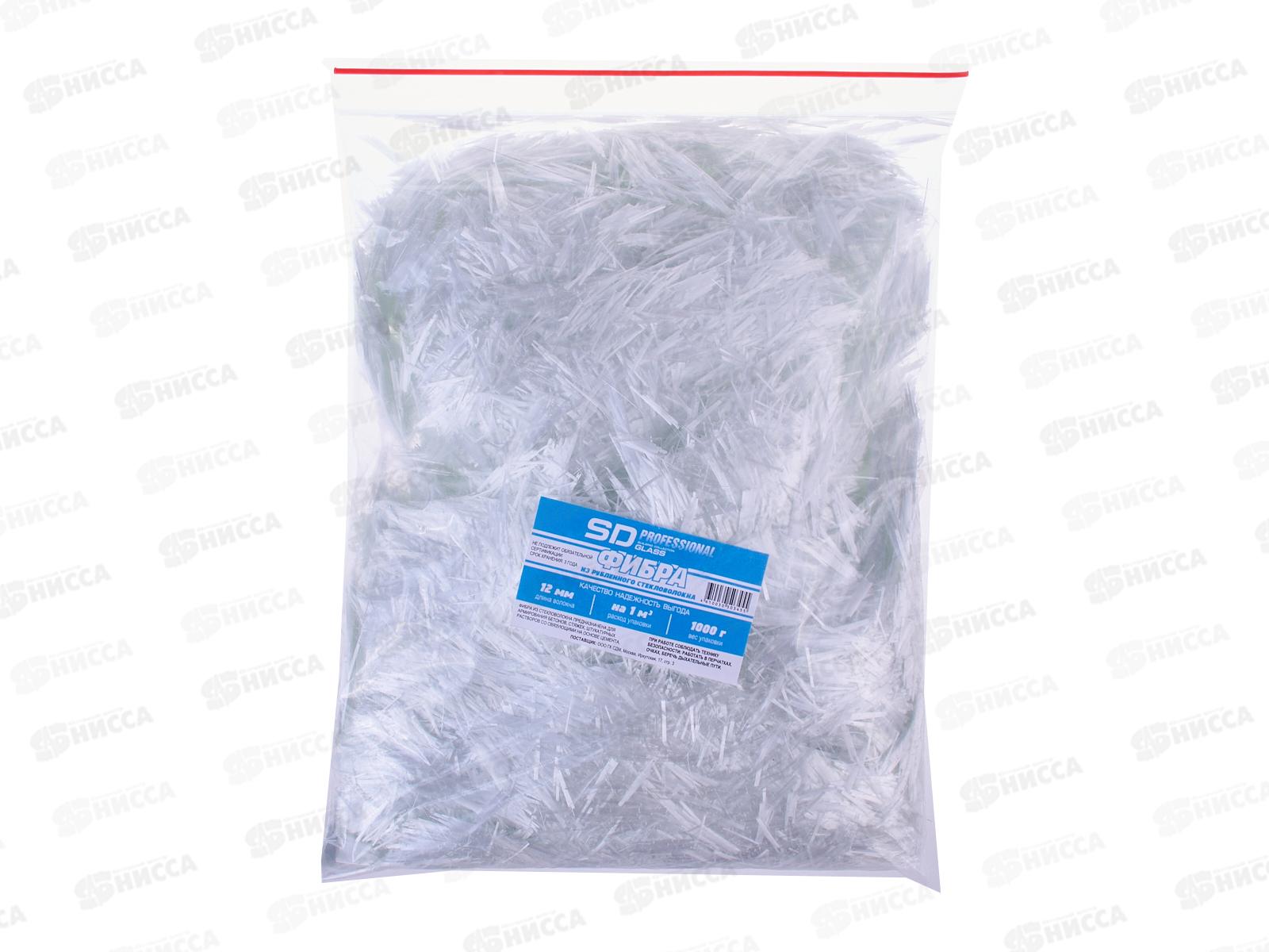 Армирующее стекловолокно рубленое для штукатурных смесей и бетонов Фибра SDM  1кг *10