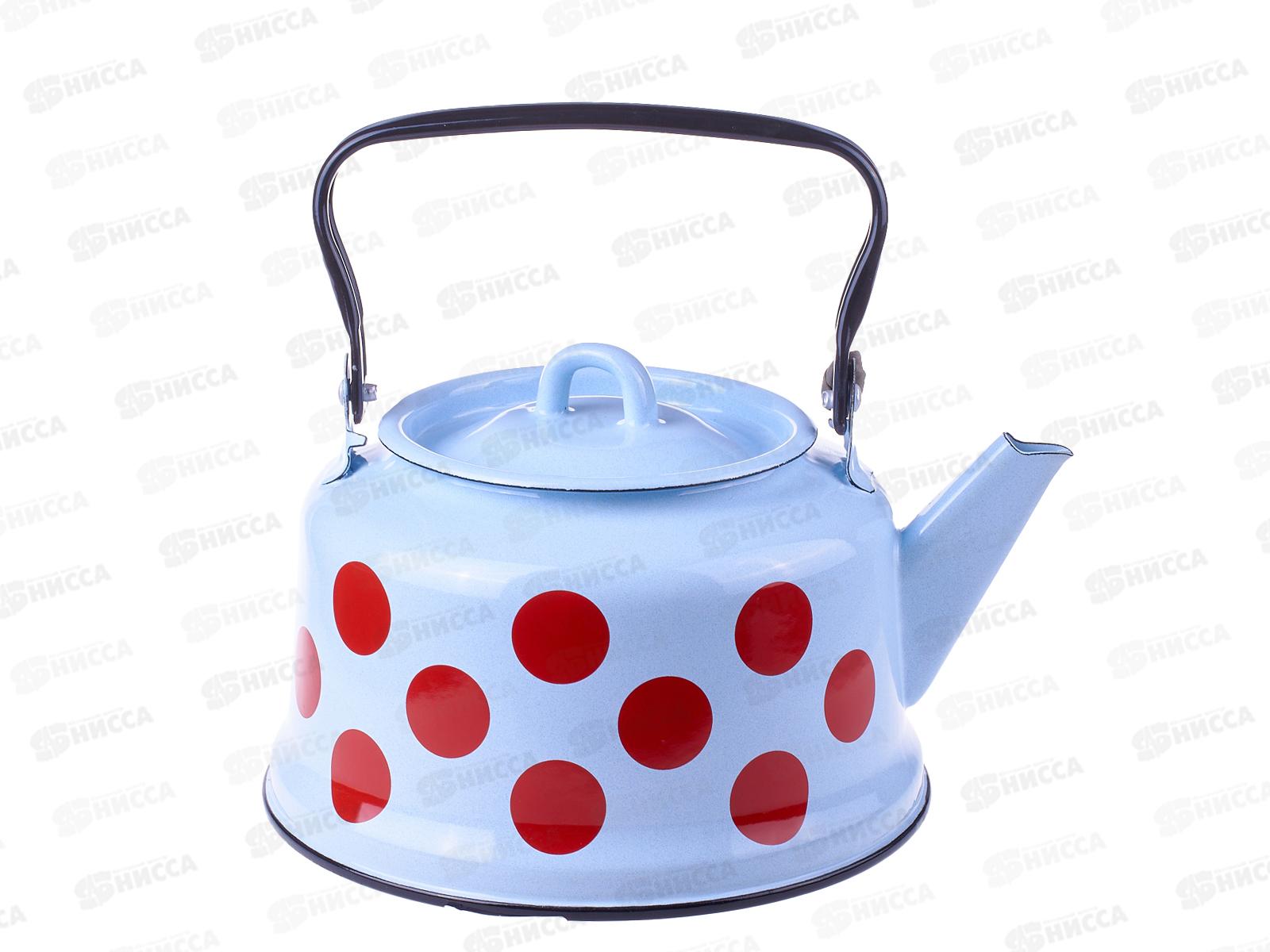 Чайник 3,5л Красный горох (закатное дно) С2713*79