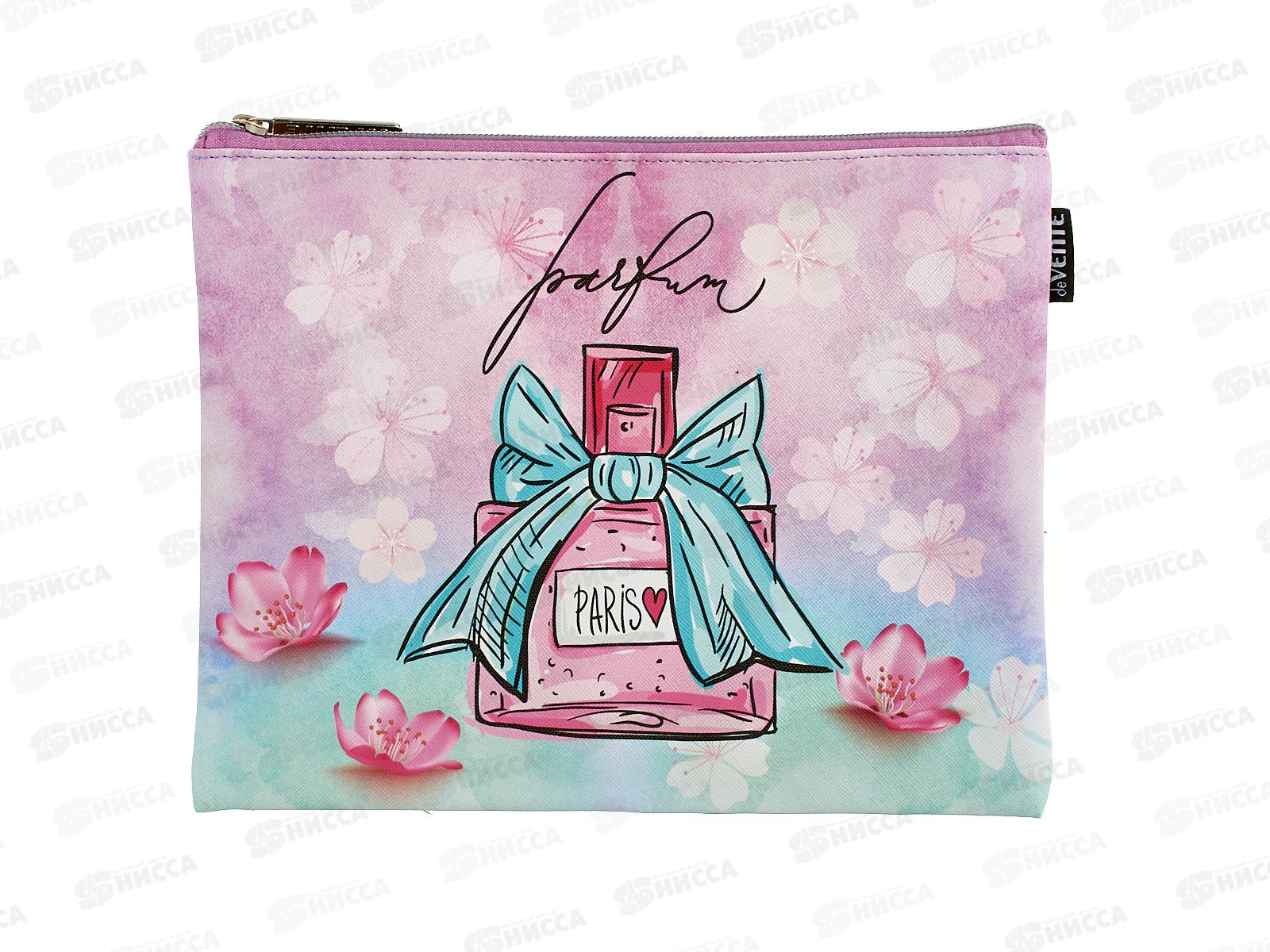 Папка  для тетрадей deVente Perfume А5 на молнии, искусственная кожа, подкладка. 8056462