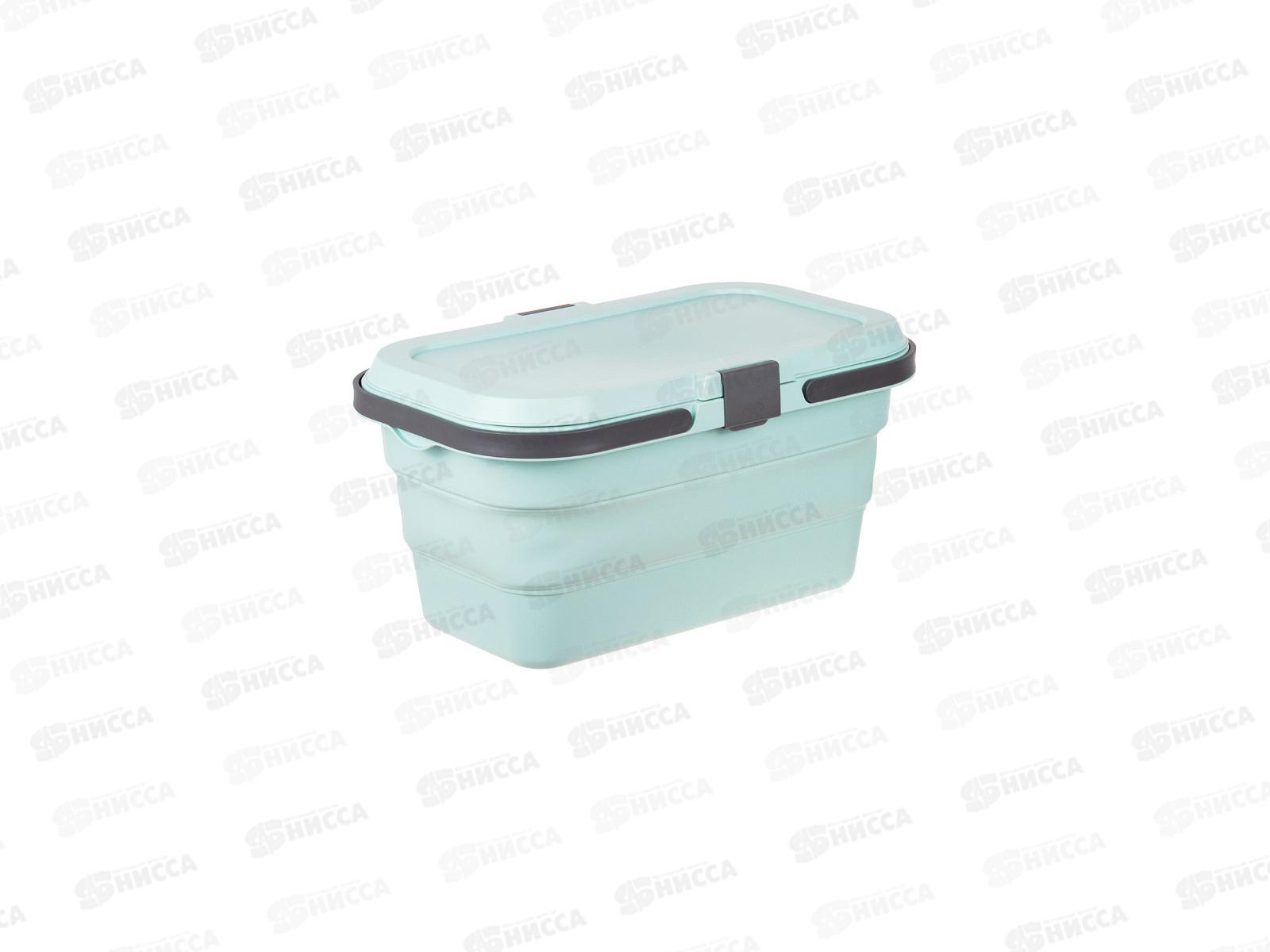 Корзина для пикника 16л ФЛЕКС складная Морская волна *3 М1239