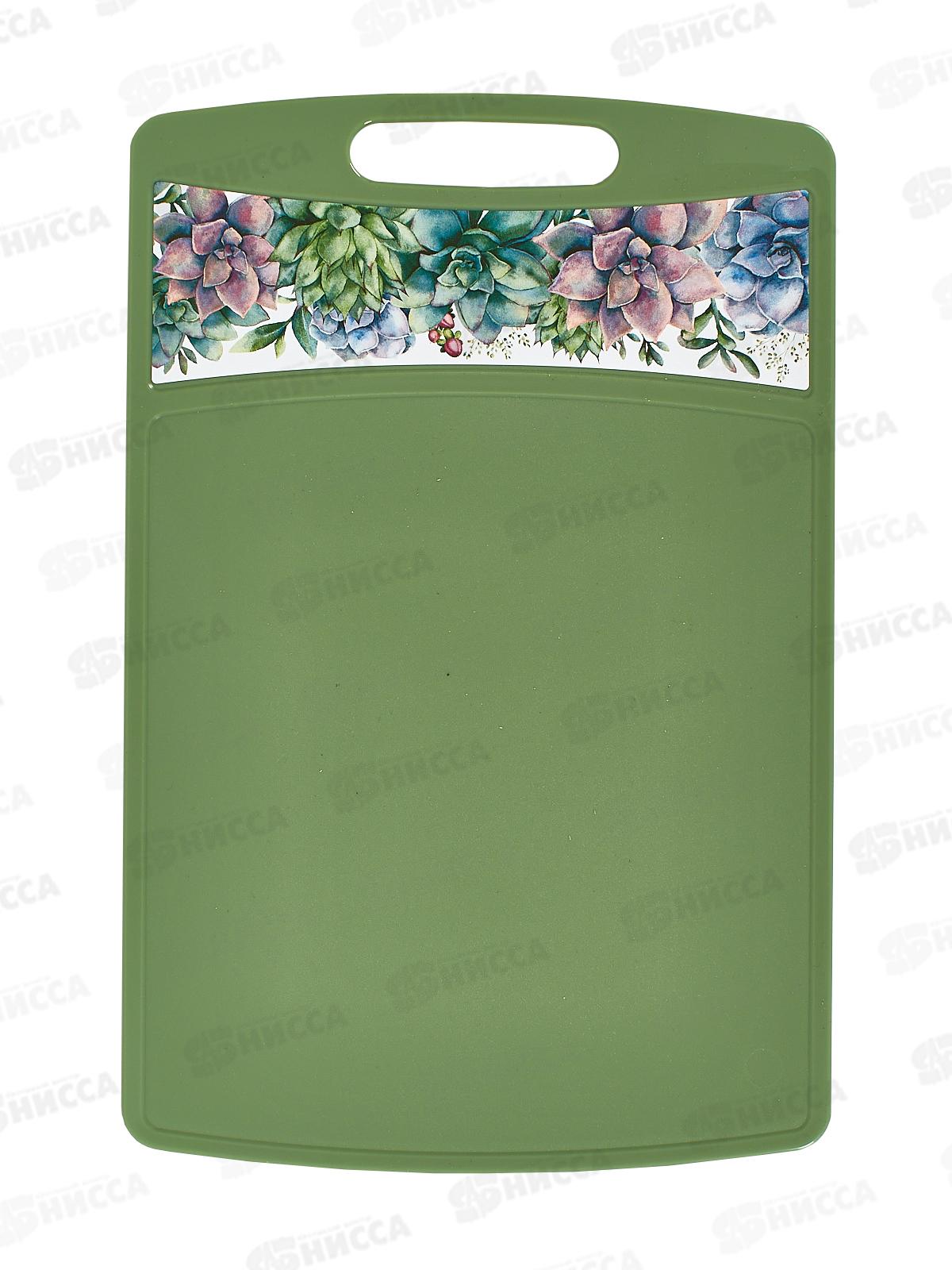 Доска разделочная &quotBergamo" прямоугольная 335*220*4мм зеленый 222132518/08 *20