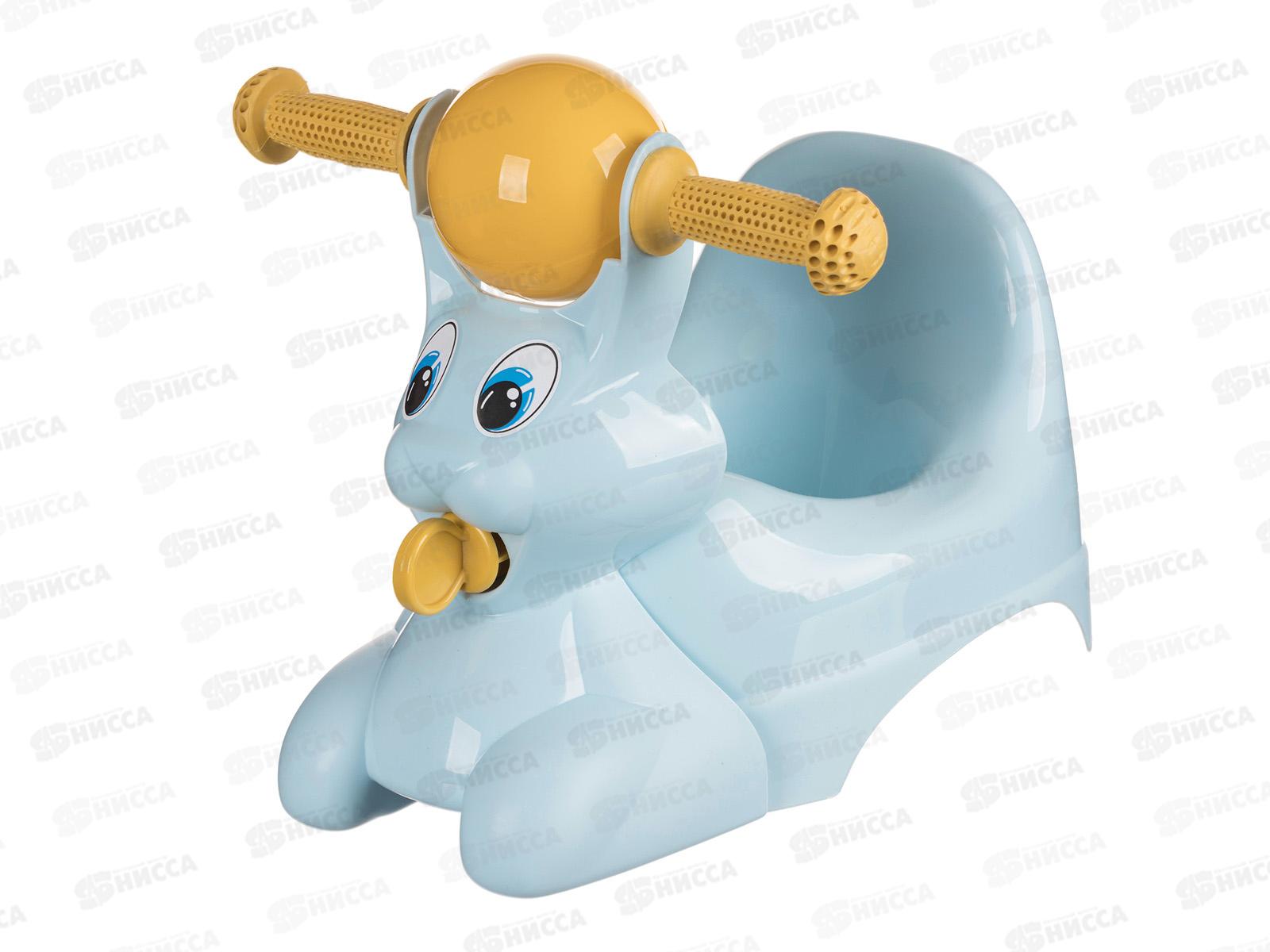 Горшок детский &quotLapsi&quot Зайчик 420х290х310мм (св-голубой) 221500414/02!