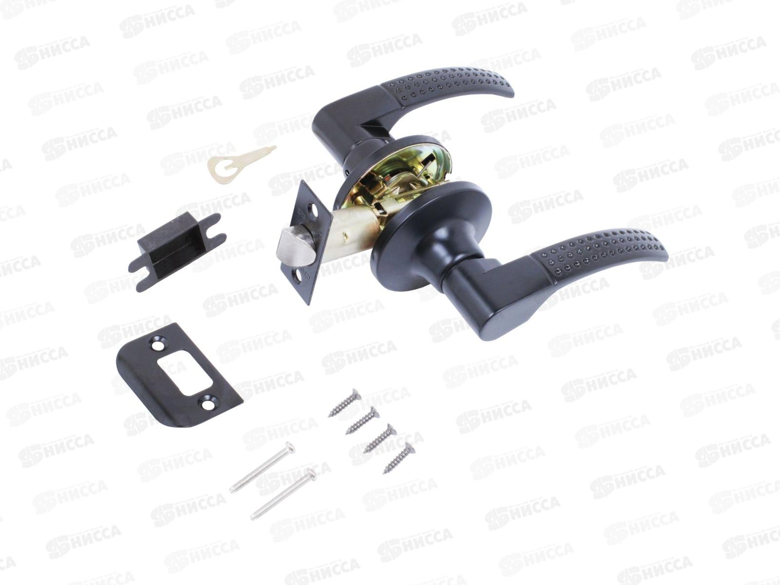 Защелка дверная Стандарт 8510 PS BL черная пустая *20 395