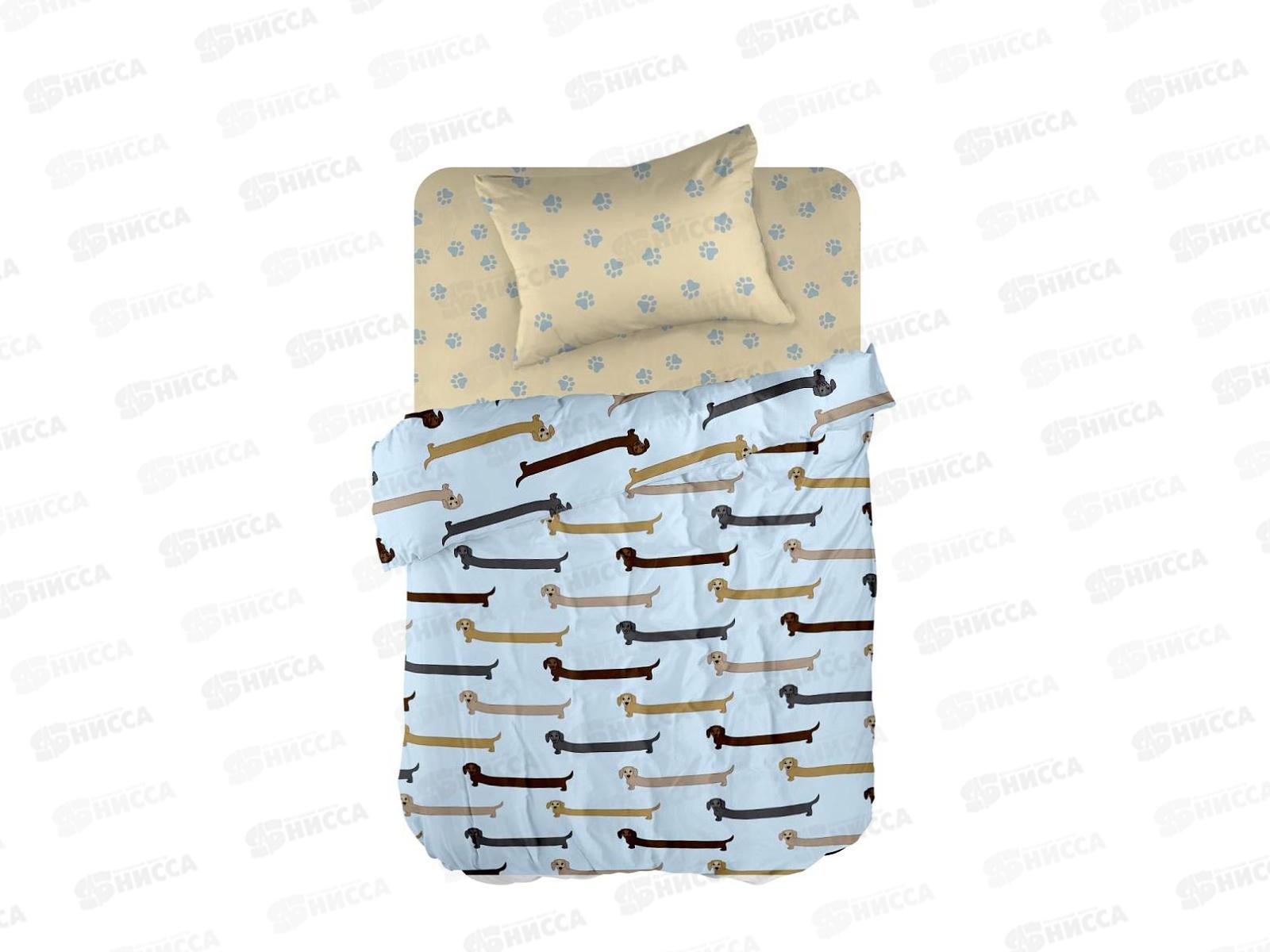 Комплект постельного белья 1,5сп перкаль &quotWenge&quot kids (70х70) рис. 60060-1/60070-1 Buddy